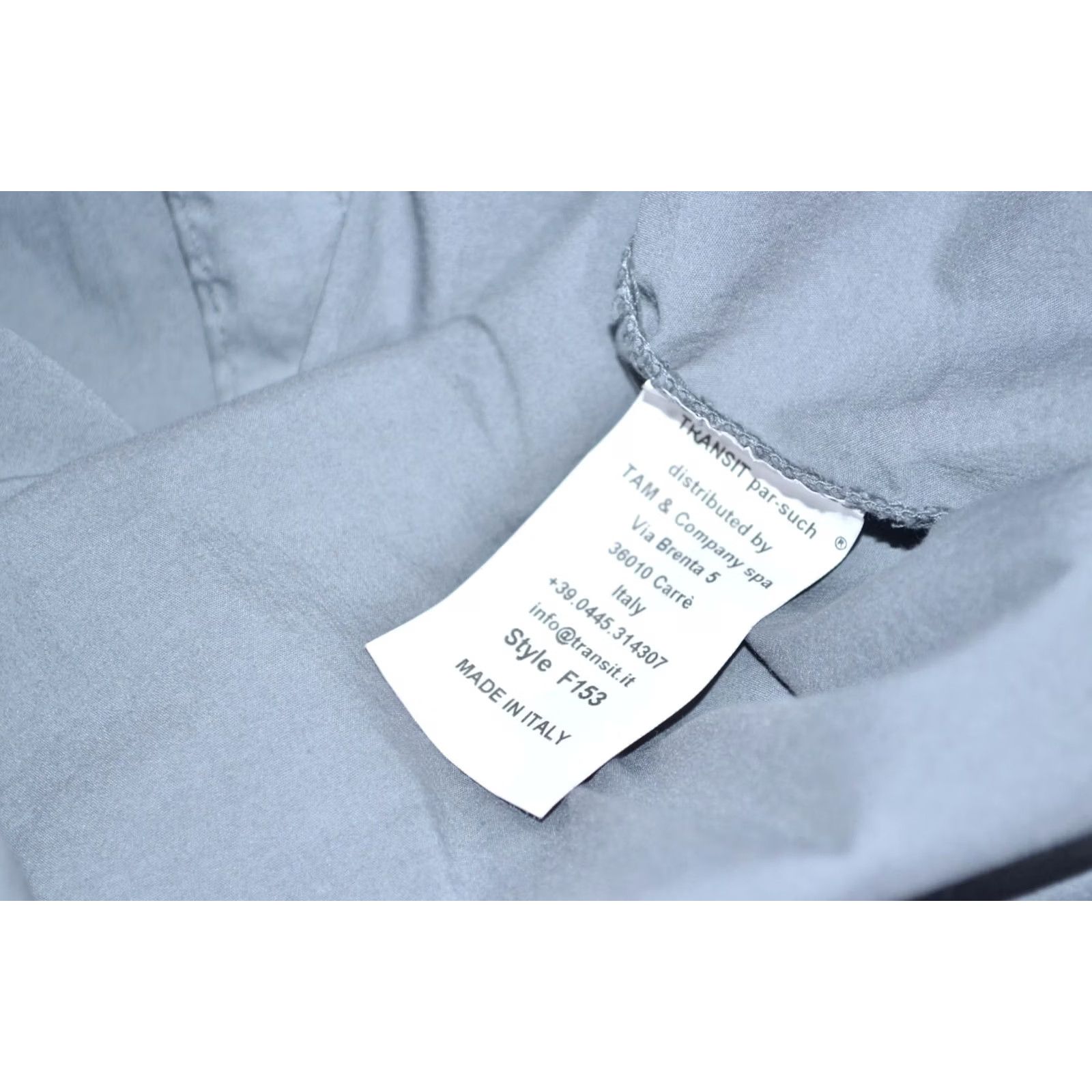 Vintage Transit Par Such Womens Blouse Shirt Grey Button Front Long Sleeve Size 2 Size XS / US 0-2 / IT 36-38 - 8 Thumbnail