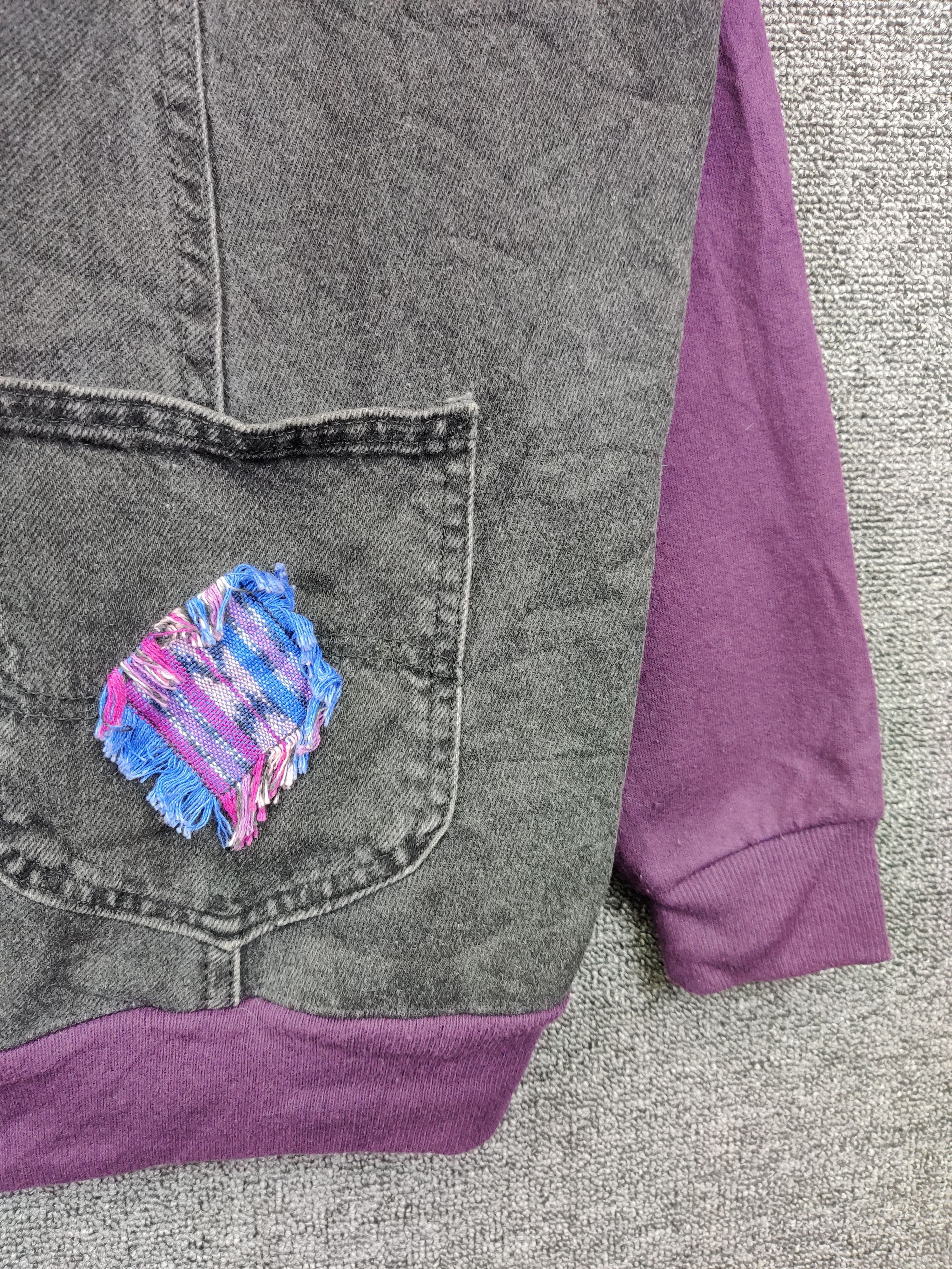 The Unbranded Brand Vintage Sashiko Denim Cardigan Jacket Nice Design Size US XL / EU 56 / 4 - 3 Thumbnail