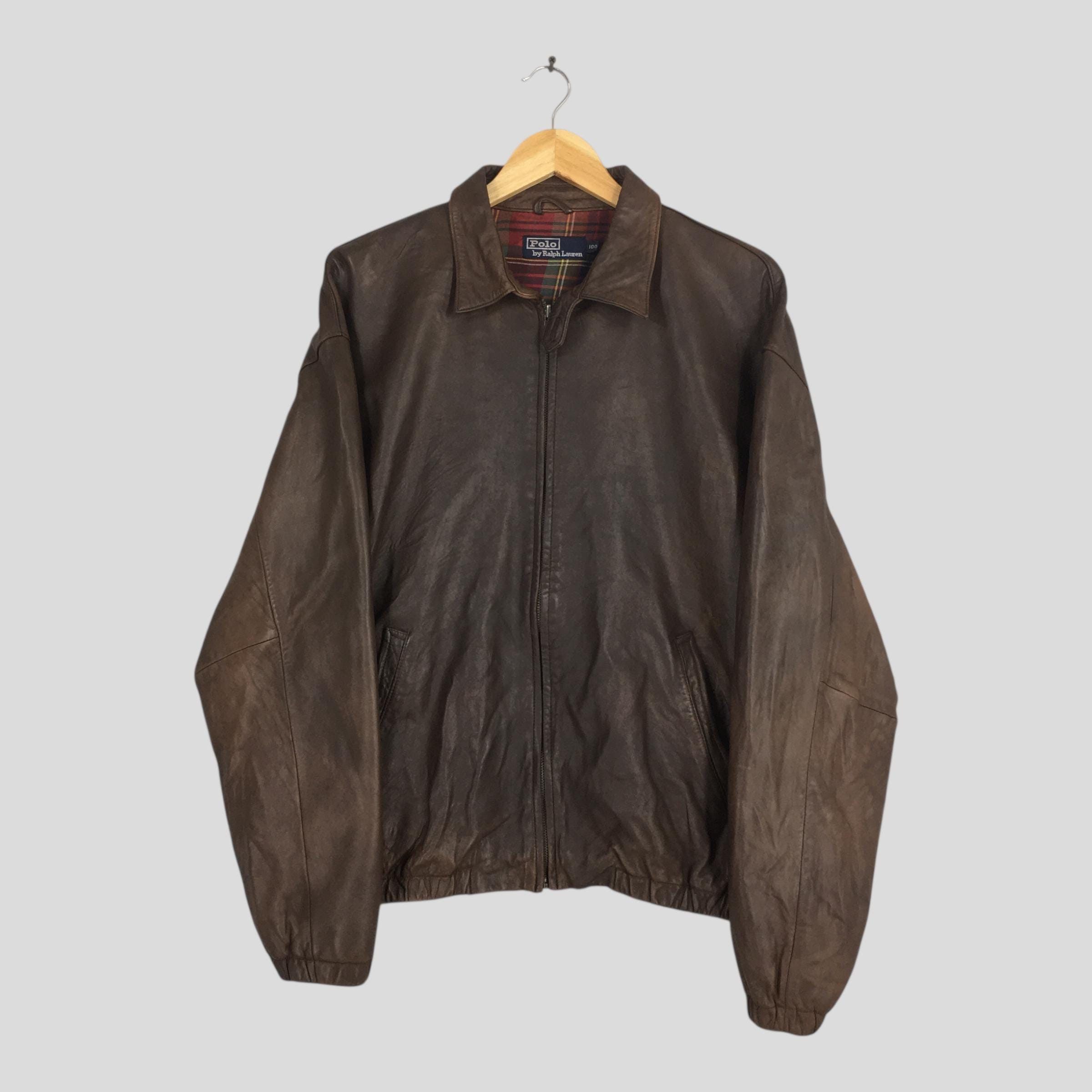 Polo Ralph Lauren Vintage Polo Ralph Lauren Leather Jacket Large Size US L / EU 52-54 / 3 - 1 Thumbnail