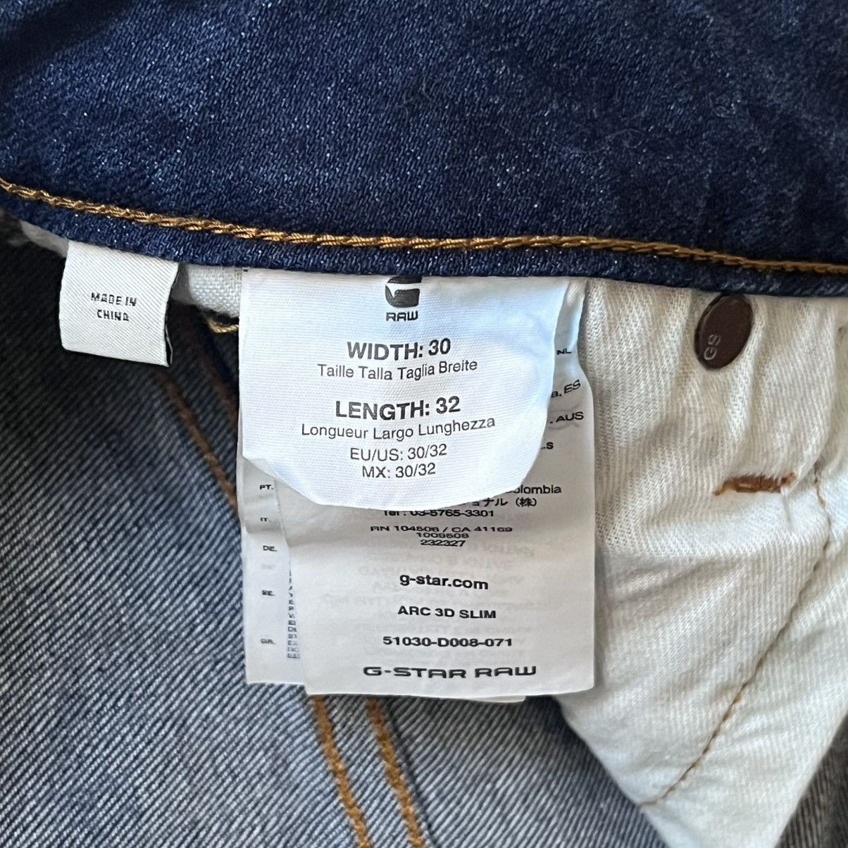 G-Star G-Star RAW Arc 3D Slim Jeans Men’s 30x32 Blue Distressed Size US 30 / EU 46 - 7 Thumbnail
