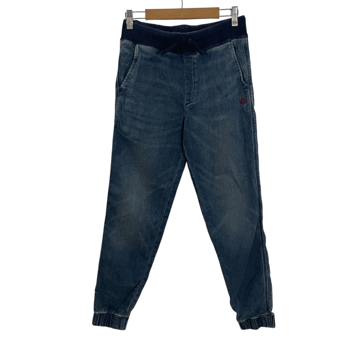 Polo Ralph Lauren Vintage Polo By Ralph Lauren Jogger Denim Pants Size US 30 / EU 46 - 1 Thumbnail