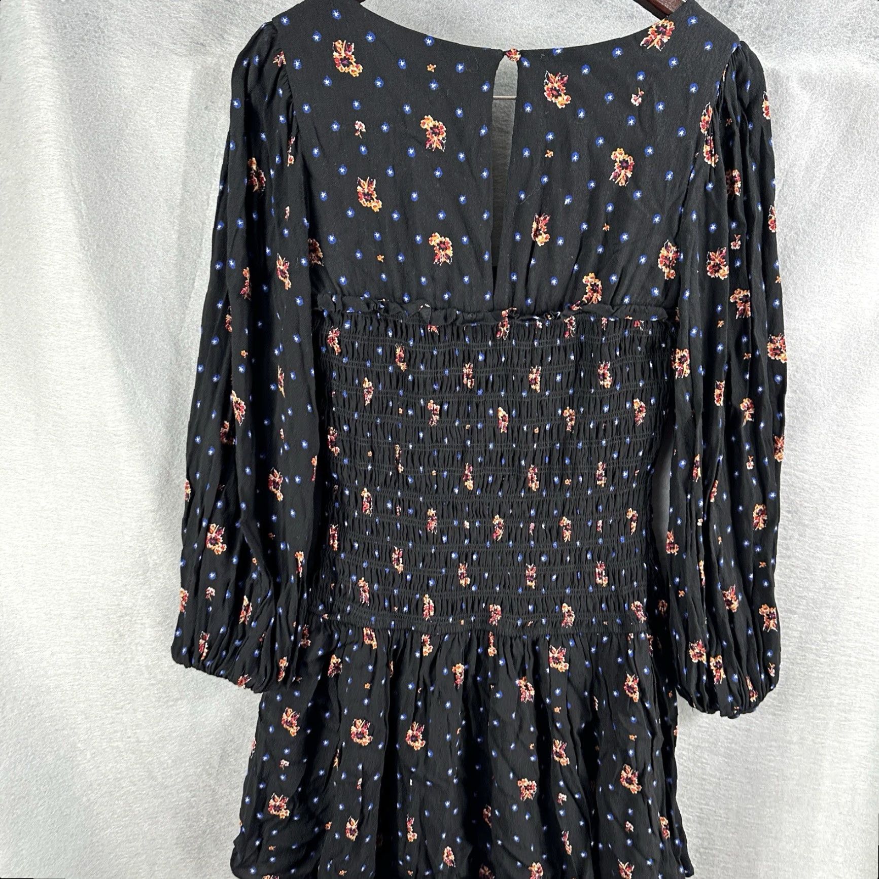 Free People Free People Dress Womens XS Smocked Floral Quiet Lux Mini Cottagecore Shirt Size XS / US 0-2 / IT 36-38 - 3 Thumbnail