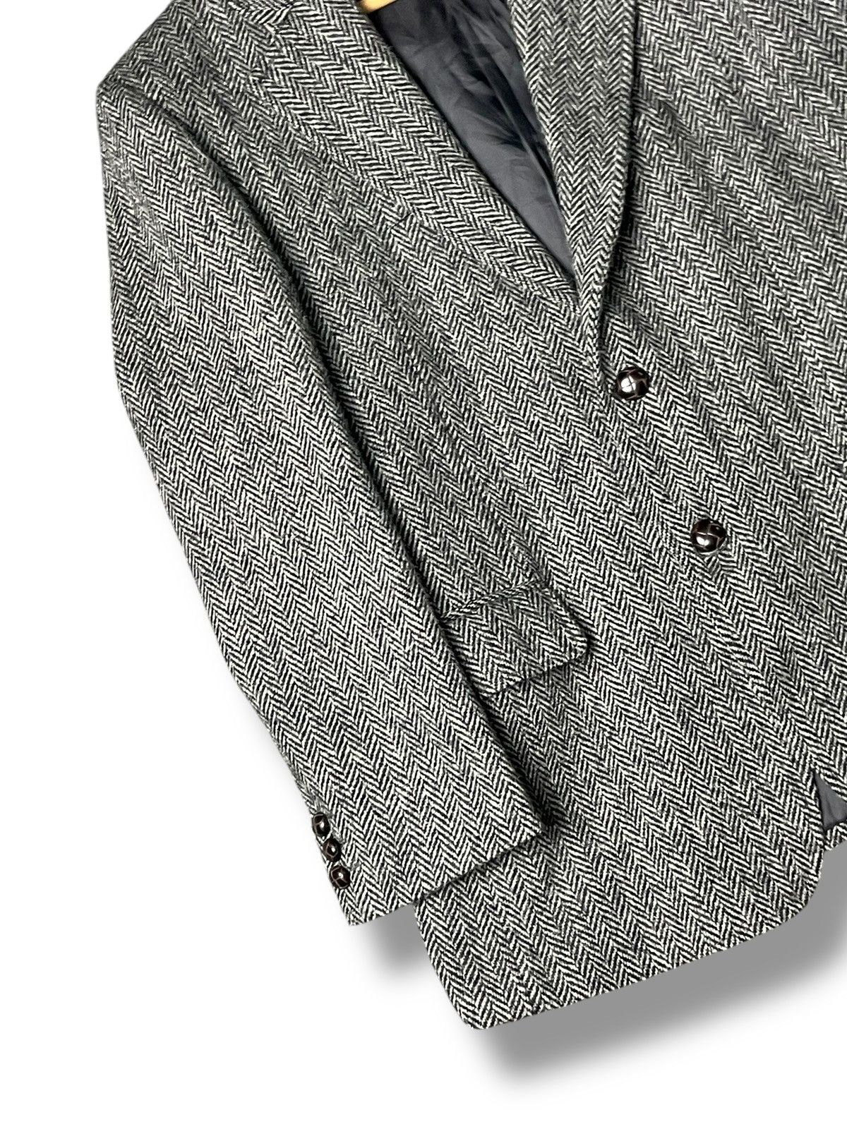 Designer × Harris Tweed × Vintage Harris Tweed Brand Herringbone Coat (59) Size US XS / EU 42 / 0 - 3 Thumbnail