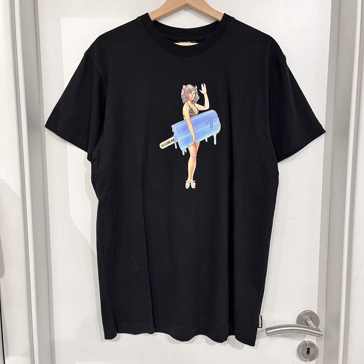 image of Icecream Tee Black, Men's (Size Medium)