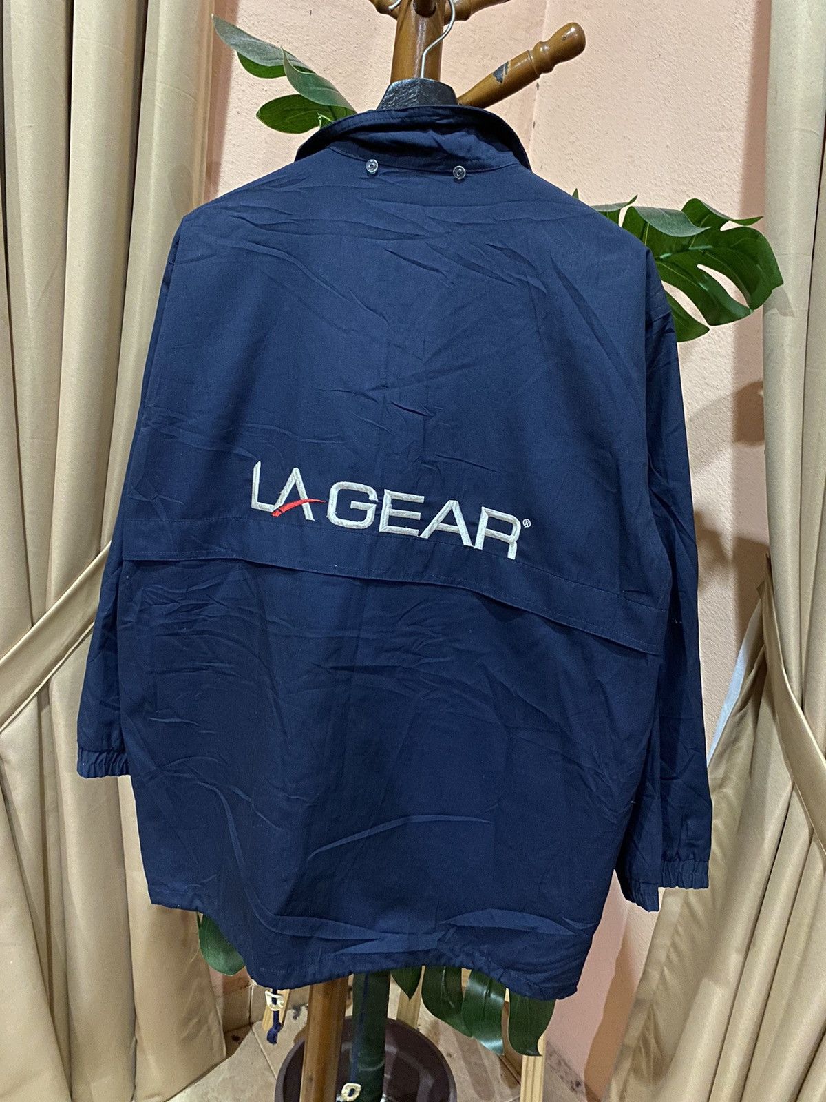 La Gear LA Gear Navy Blue Jacket – Vintage Sportswear Windbreaker Size US M / EU 48-50 / 2 - 6 Thumbnail