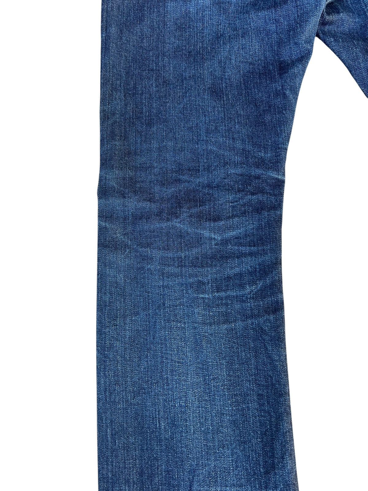Lee Lee 101 Pure Indigo Dye Mud Denim Blue Line Selvedge Jeans Size US 29 - 17 Thumbnail