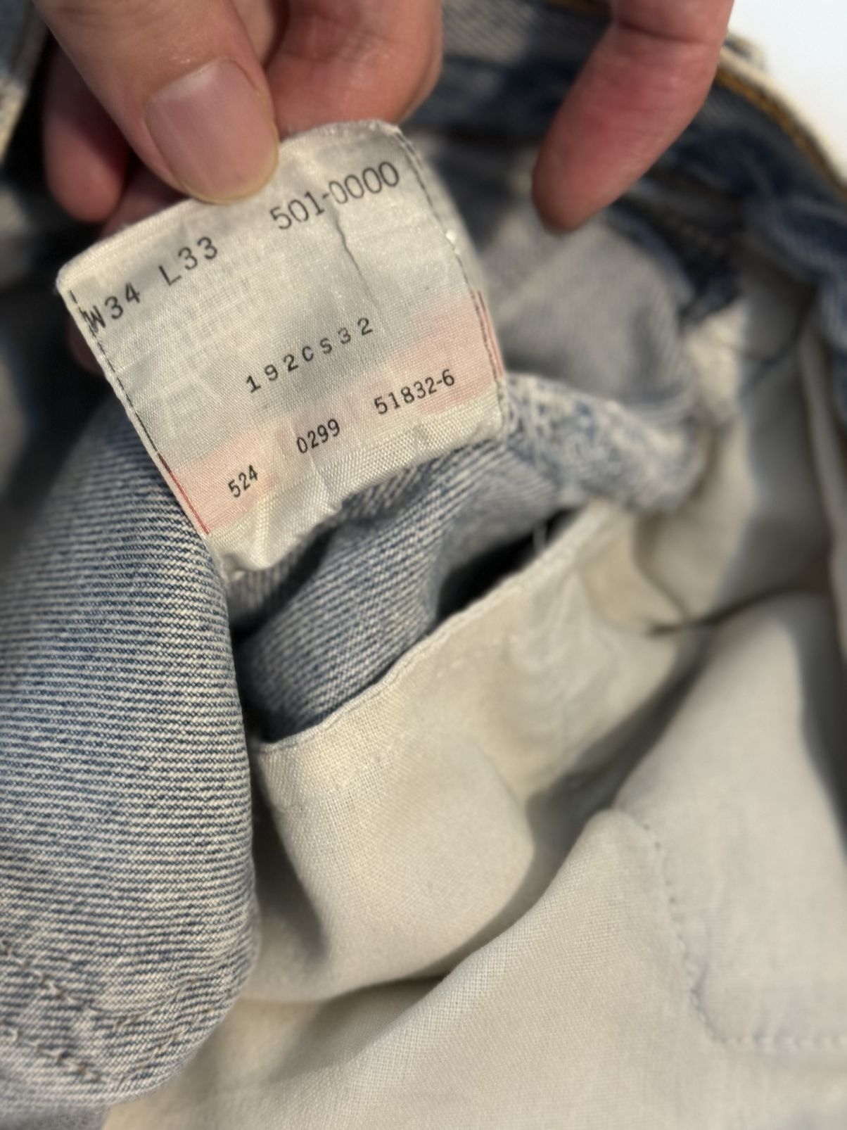 Levi's Distressed Vintage 90s Levi’s 501 Denim Jeans Size US 31 - 10 Thumbnail