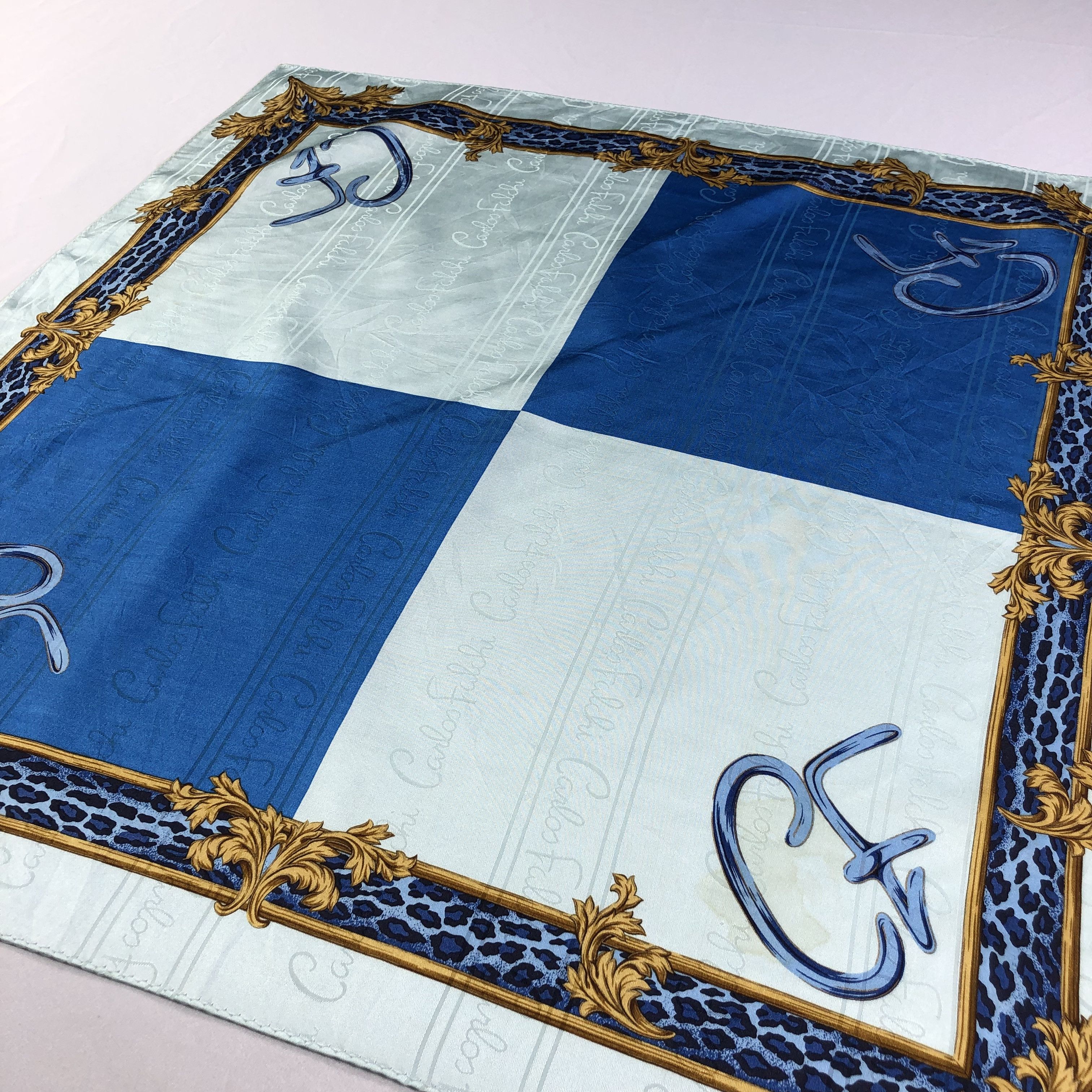 Vintage Carlos Falchi Baroque Handkerchief Neckerchief Bandana H2192 Size ONE SIZE - 3 Thumbnail