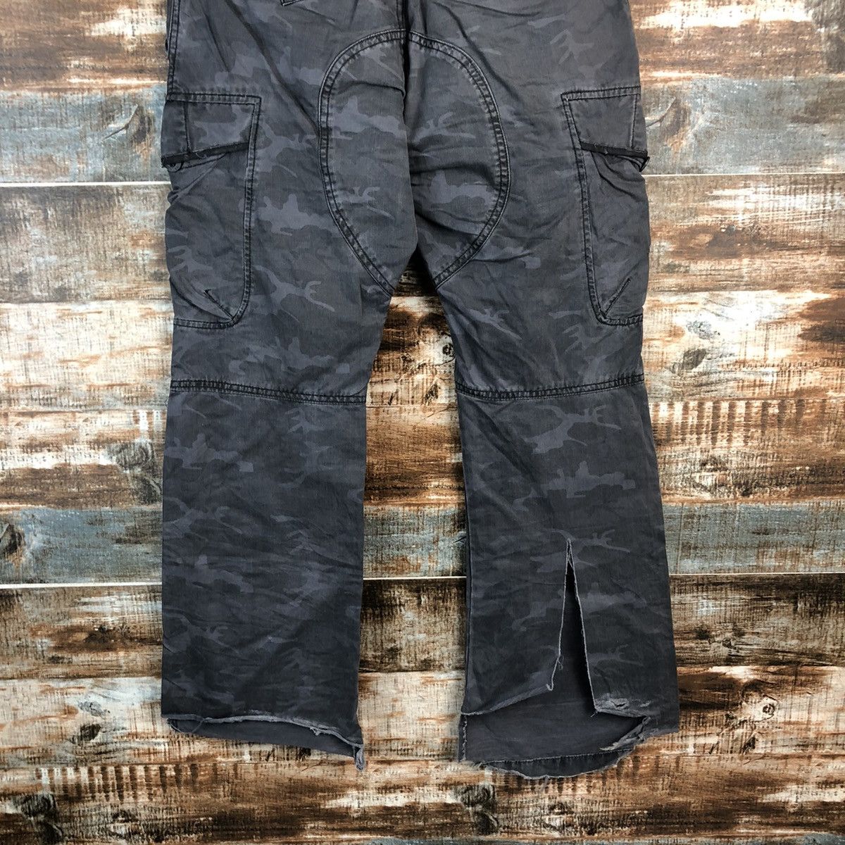 Japanese Brand DL Camo Gray Cargo Military utility Multipocket Pants #C638 Size US 29 - 17 Thumbnail