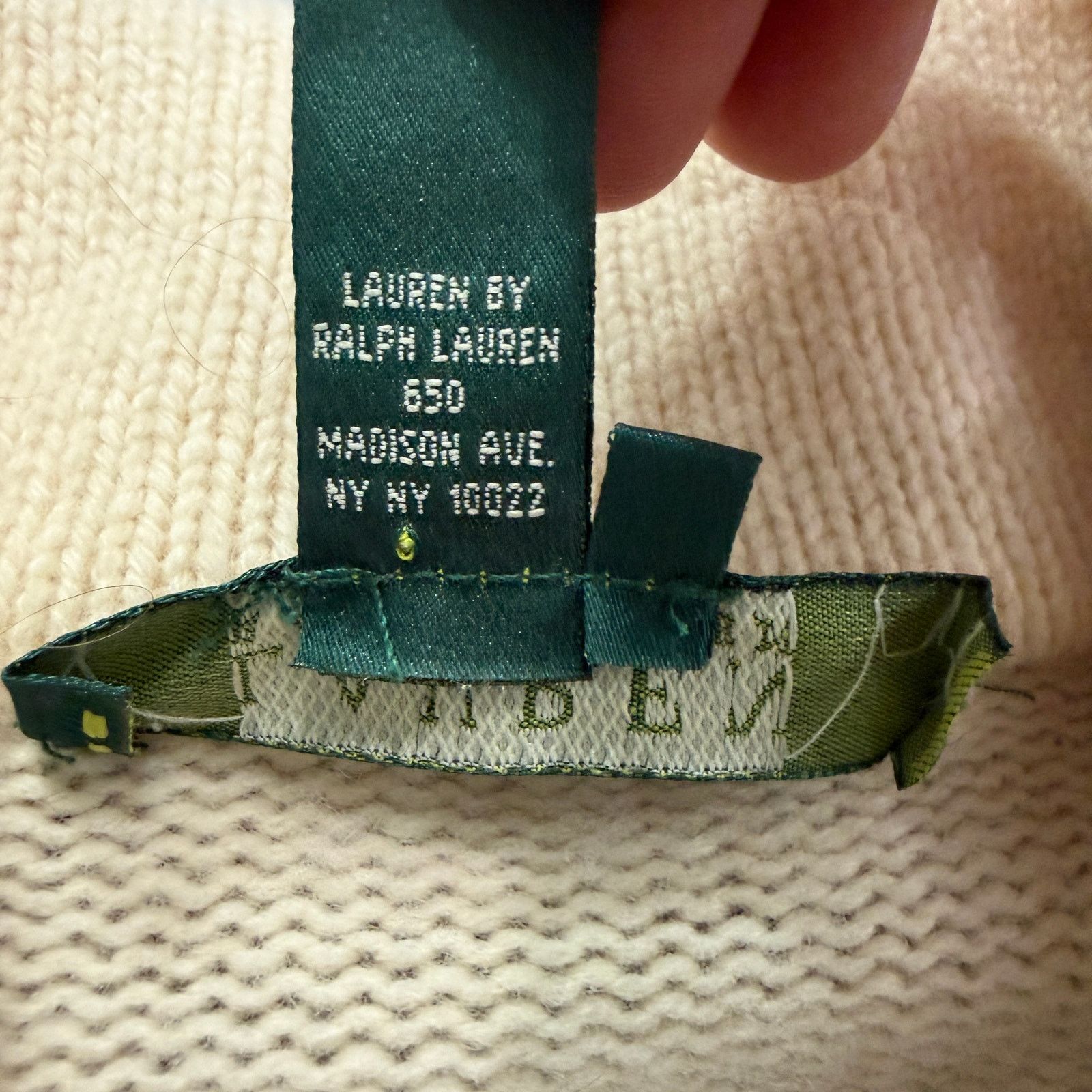 Lauren Ralph Lauren Lauren Ralph Lauren Wool Cashmere Ivory Blazer Jacket 2X Size XXL / US 16-18 / IT 52-54 - 8 Thumbnail