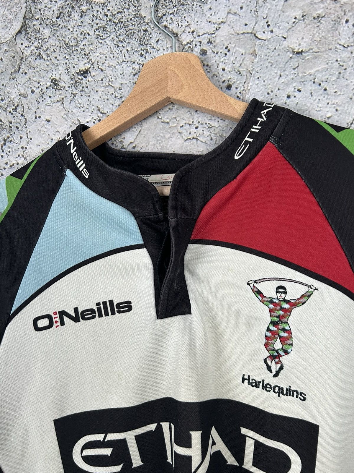 Vintage Vintage Harlequins Rugby Jersey 90s Rare Streetwear Hype Size US S / EU 44-46 / 1 - 3 Thumbnail