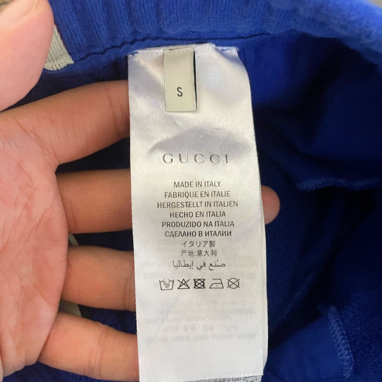 Gucci Gucci Size S Blue side logo trousers 2501-Nextarrow Size US 28 / EU 44 - 6 Thumbnail