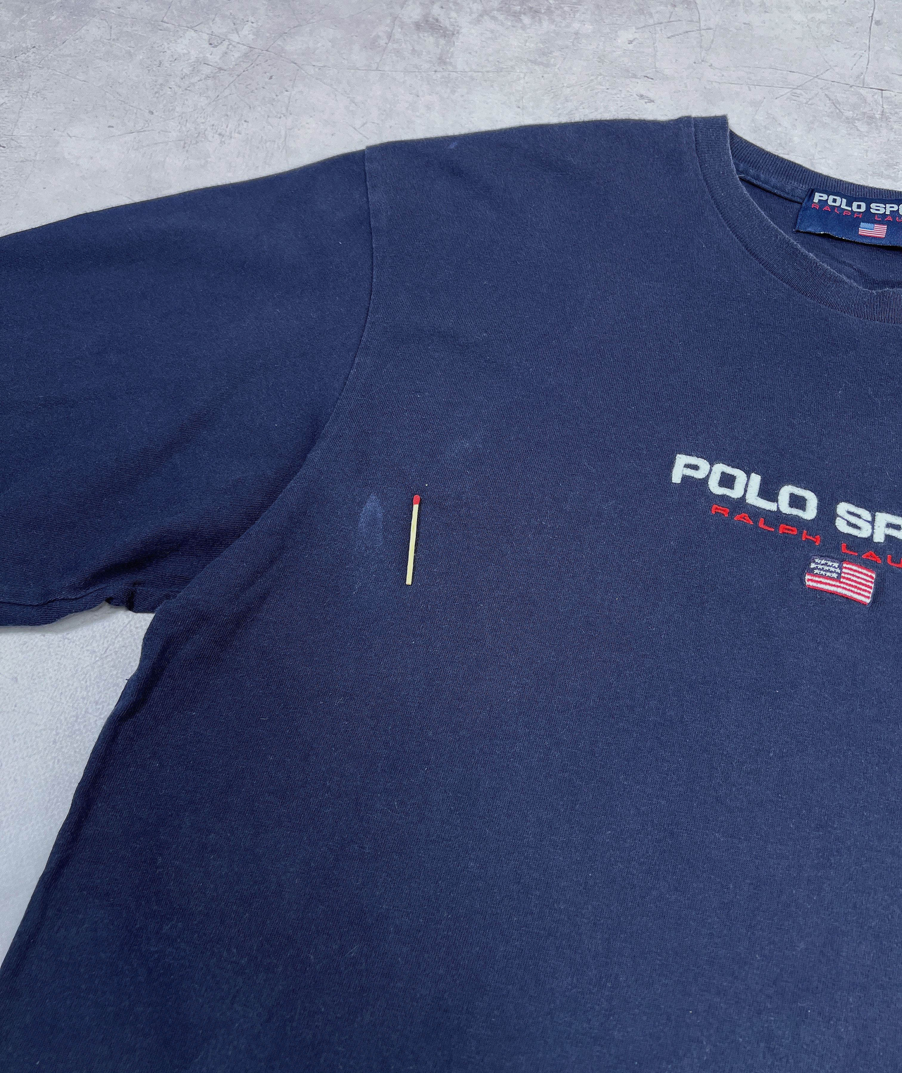 Polo Ralph Lauren × Vintage Vintage Polo Sport T-Shirt LS Ralph Lauren Size US S / EU 44-46 / 1 - 6 Thumbnail