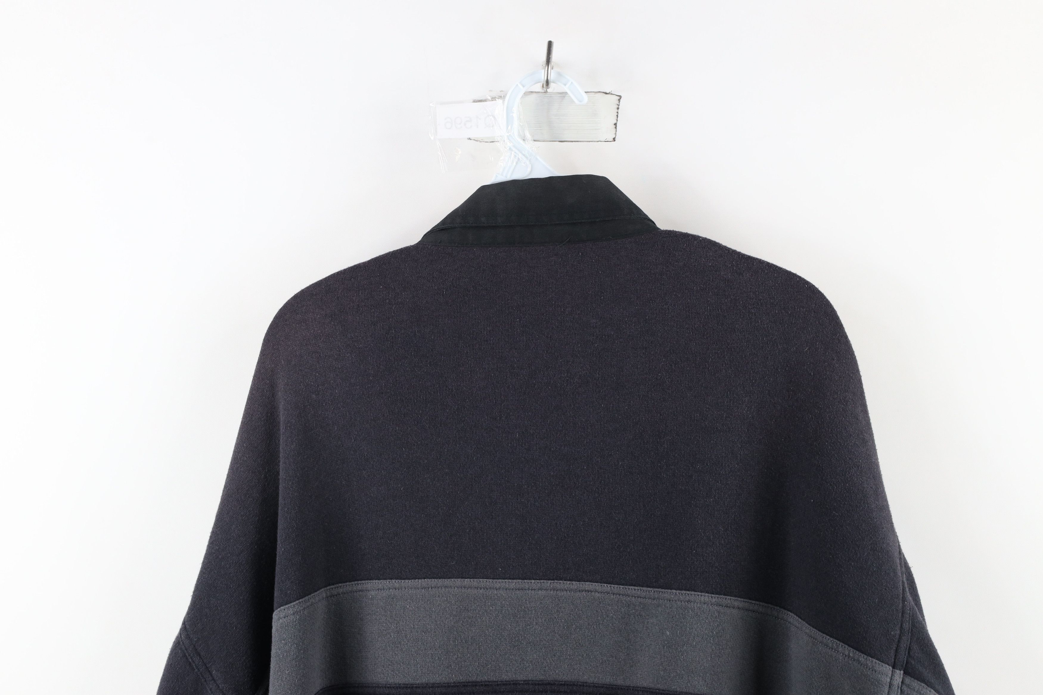 Vintage Vintage 90s Streetwear Block Collared Pullover Sweatshirt Size US XL / EU 56 / 4 - 11 Thumbnail