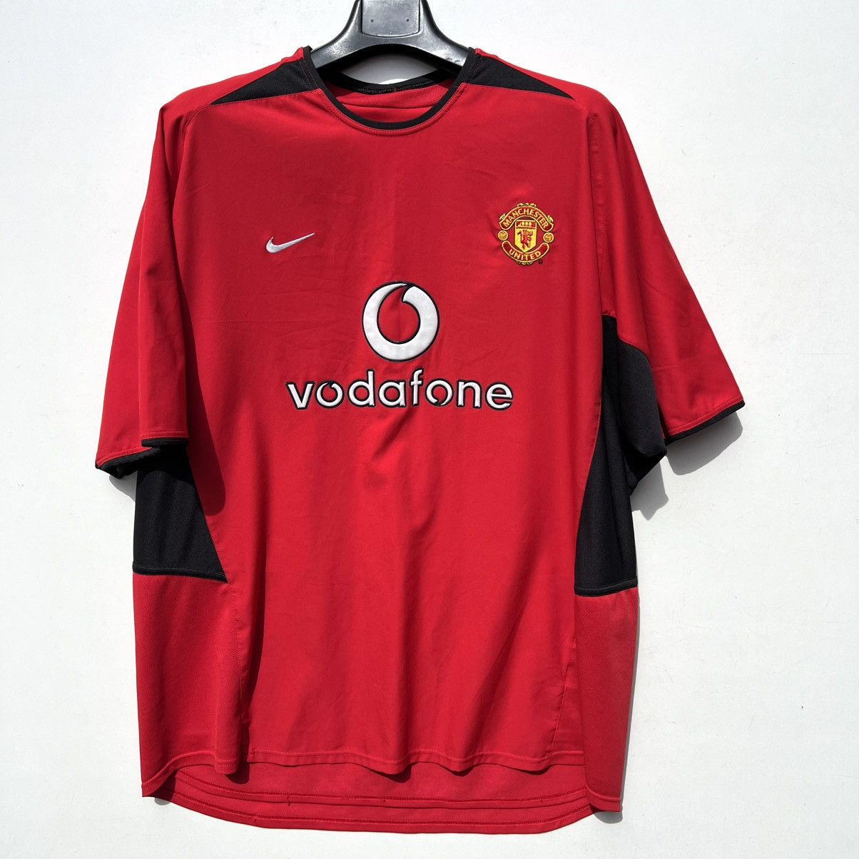 Nike Manchester United 2002 2004 soccer jersey football T-Shirt Size US XXL / EU 58 / 5 - 1 Thumbnail