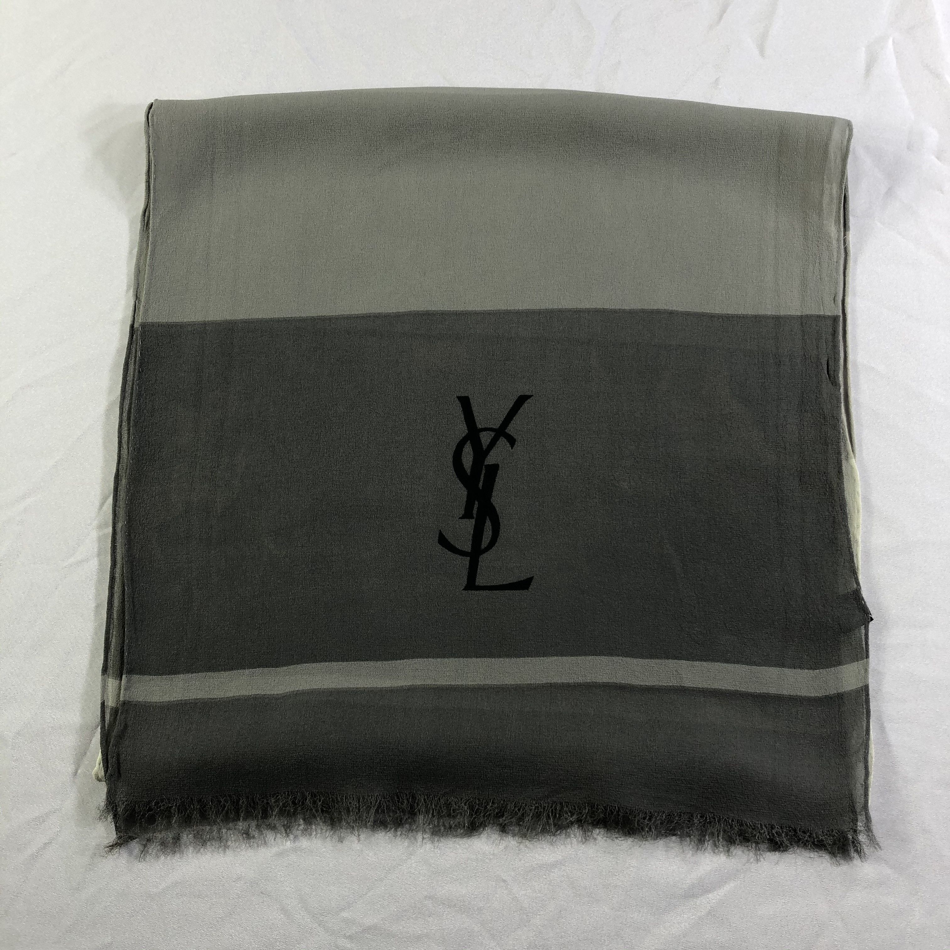 Vintage × Yves Saint Laurent Vintage Yves Saint Laurent Silk Scarf Size ONE SIZE - 2 Thumbnail