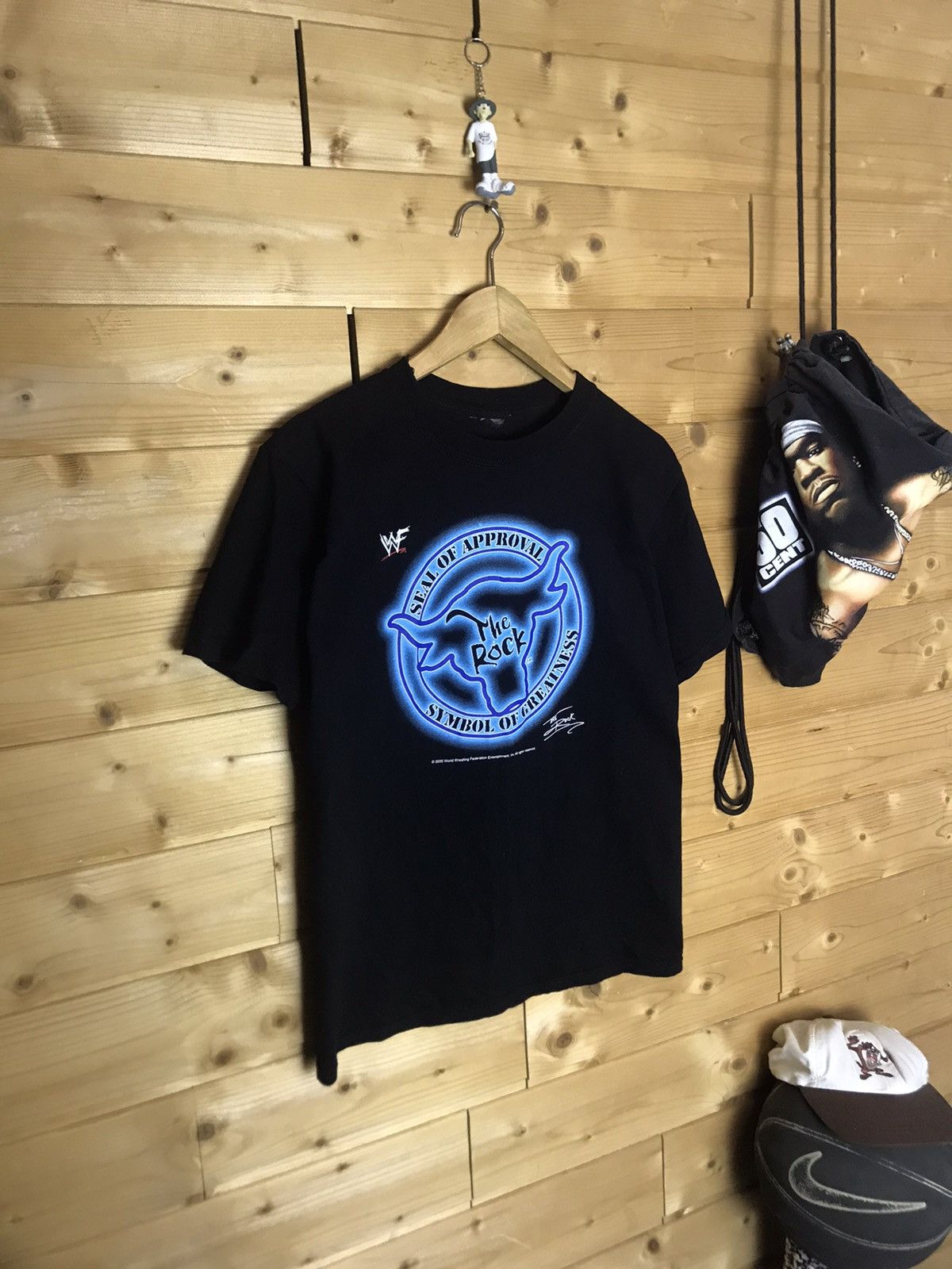 WWE Vintage 2000 WWF The Rock t-shirt Size US S / EU 44-46 / 1 - 1 Thumbnail