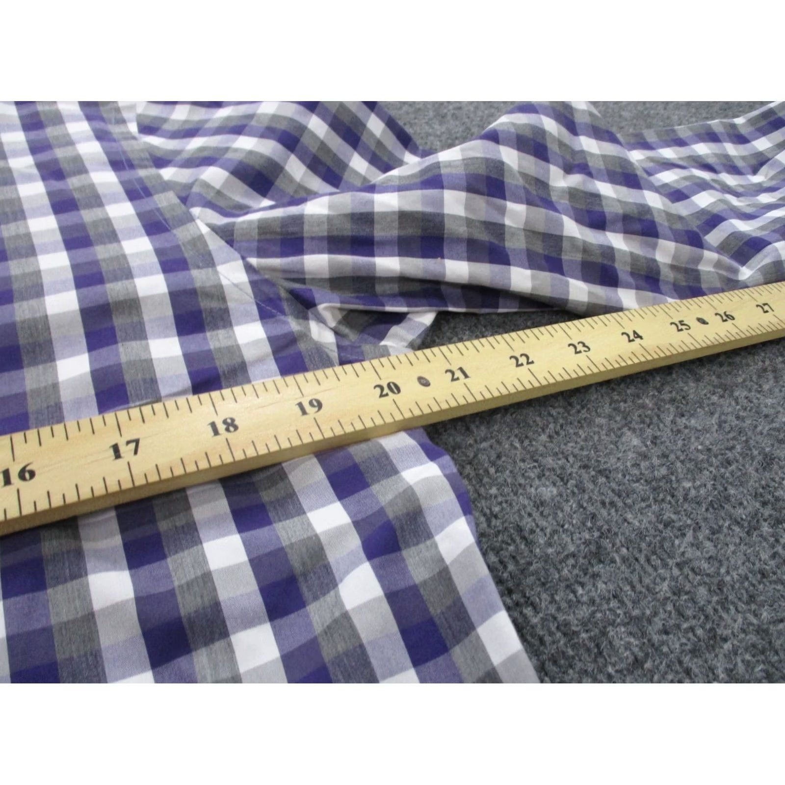 Todd Snyder Todd Snyder Shirt Mens 15.5 34 35 M Purple Plaid Dress Preppy Business Classic Size 34R - 6 Thumbnail