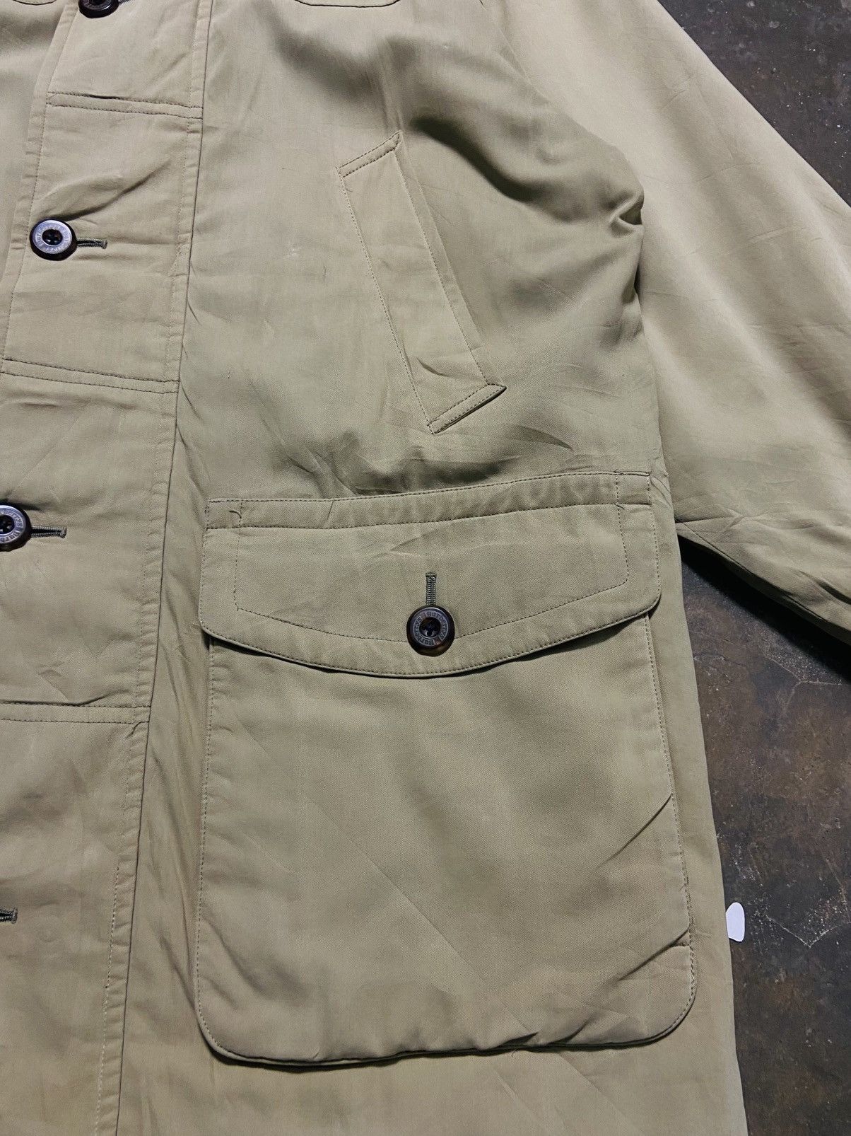 Burberry Vintage Burberry Distressed Jacket Size US L / EU 52-54 / 3 - 8 Thumbnail