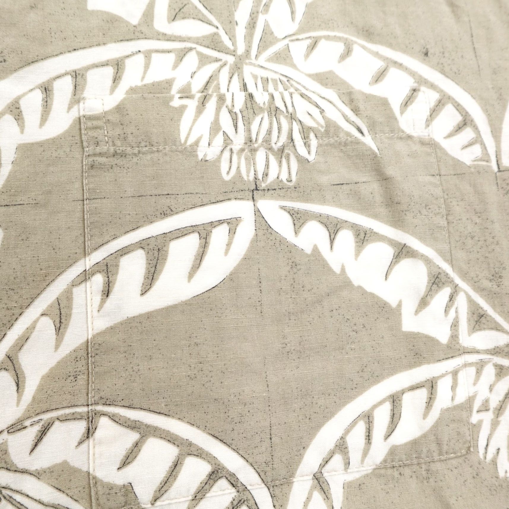 Vintage VINTAGE Kahala Shirt Mens 2XL Tan Hawaiian Palms Aloha Camp Button Up Rayon Linen Blend Short Sleeve Be Size US XXL / EU 58 / 5 - 3 Thumbnail
