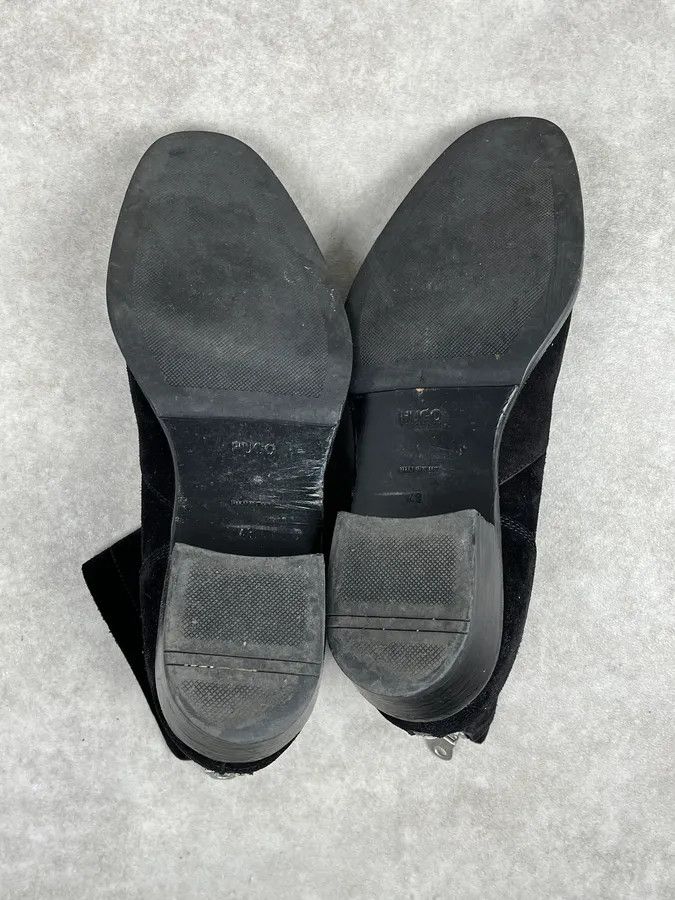 Hugo Boss Hugo Boss Black Suede Leather Boots Size US 10 / EU 43 - 6 Thumbnail