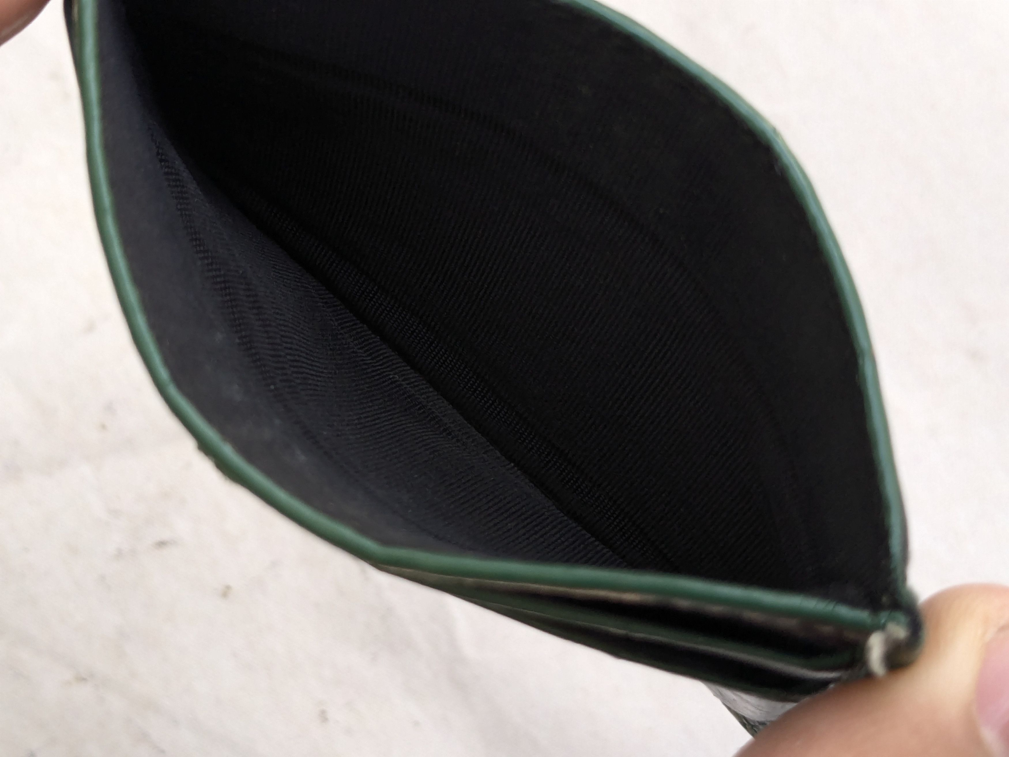 Balenciaga Balenciaga Cardholder Wallet Green Black White Bazaar Size ONE SIZE - 9 Thumbnail