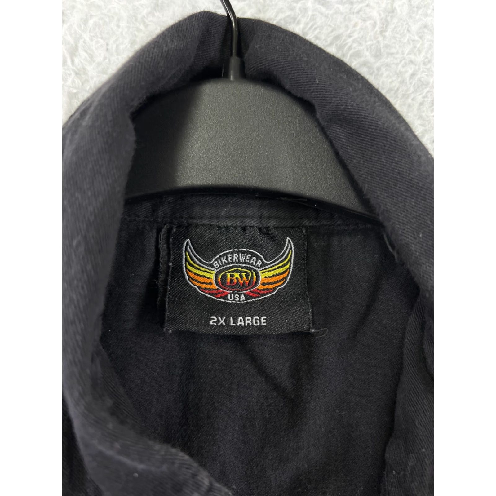 Vintage Bikerwear Vest Men 2XL Black Sleeveless Button Up Las Vegas Bikefest 2013 Cotton Vest Size US XXL / EU 58 / 5 - 3 Thumbnail