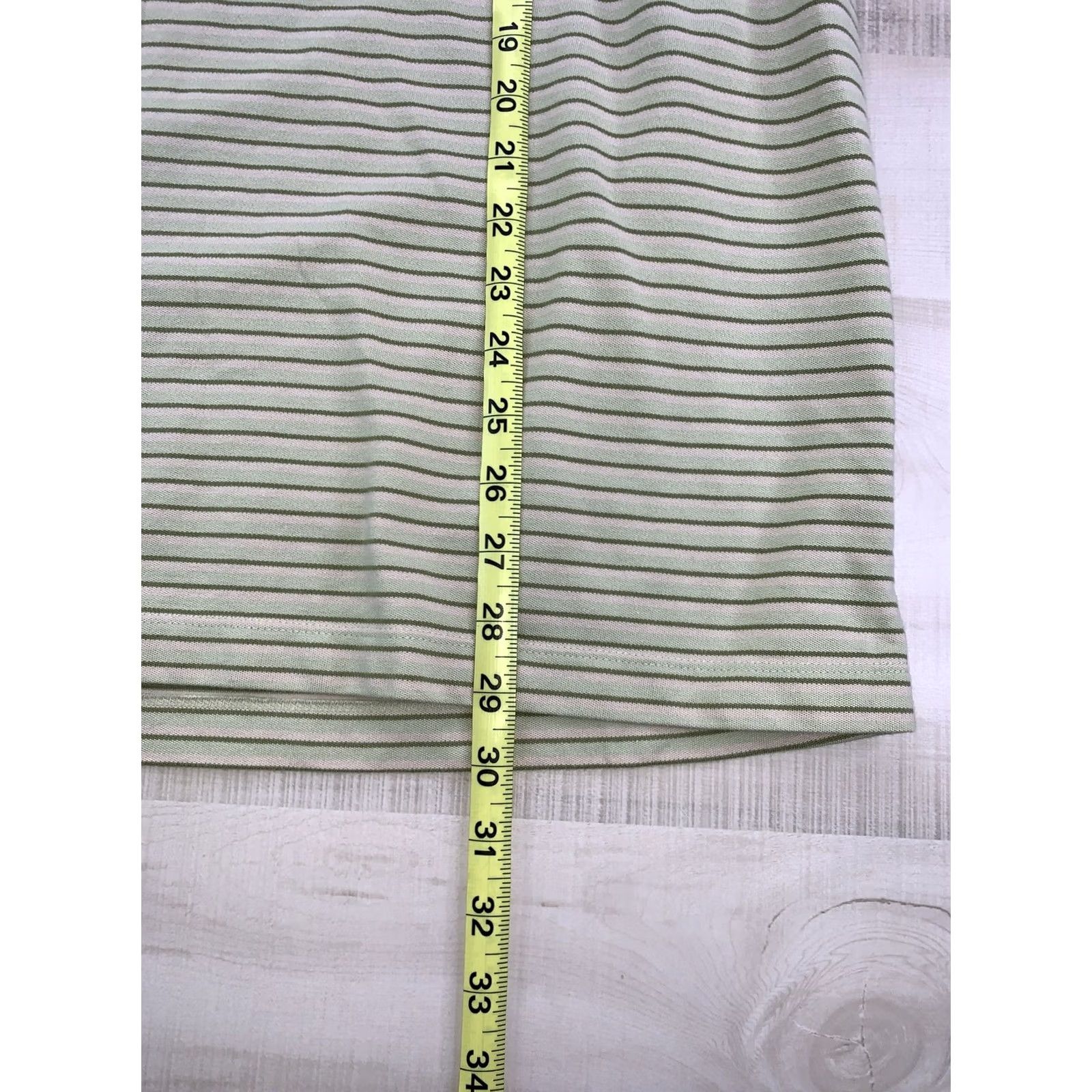 Banana Republic Banana Republic Polo Shirt Mens XL Green Stripe Stretch Wool Cotton Blend Casual Shirt Rugby Style Polo Mens XL Green Stripe Polo Shirt Size US XL / EU 56 / 4 - 6 Thumbnail