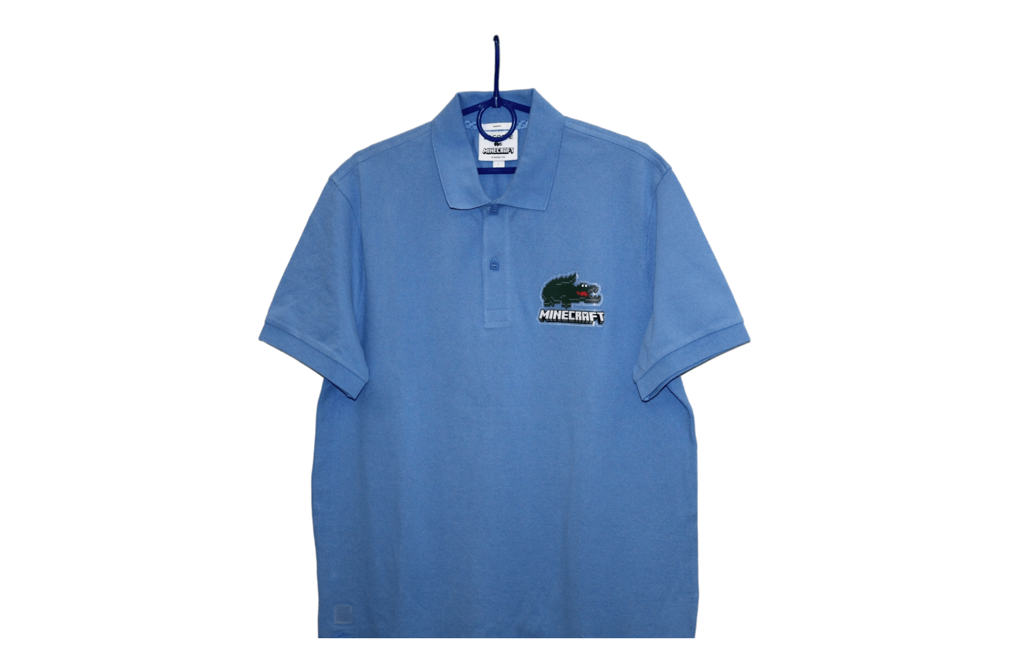Lacoste Lacoste x Minecraft Classic Fit Big Logo Pique Polo Shirt Size US L / EU 52-54 / 3 - 14 Thumbnail