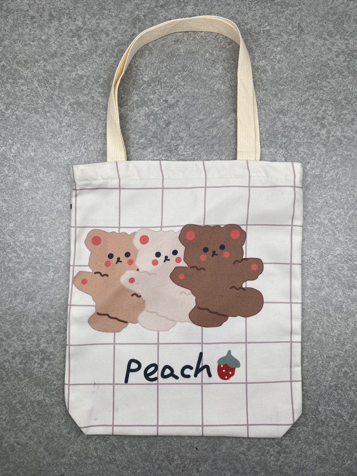 Japanese Brand Peach Totebag B150 Size ONE SIZE - 3 Thumbnail