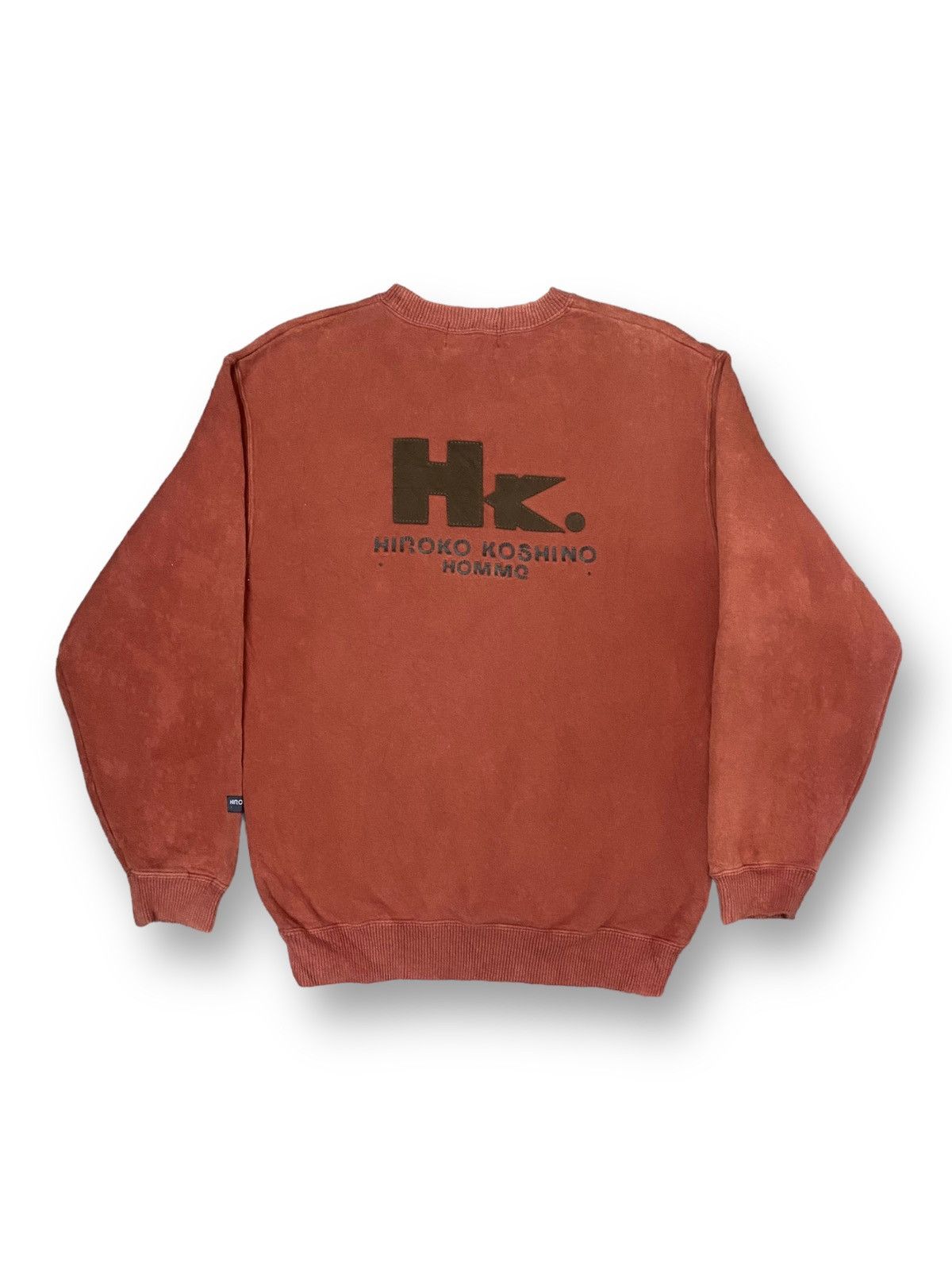 Hiroko Koshino Homme × Vintage Vintage Hiroko Koshino Homme Embroidery Design Sweatshirt Size US M / EU 48-50 / 2 - 1 Thumbnail