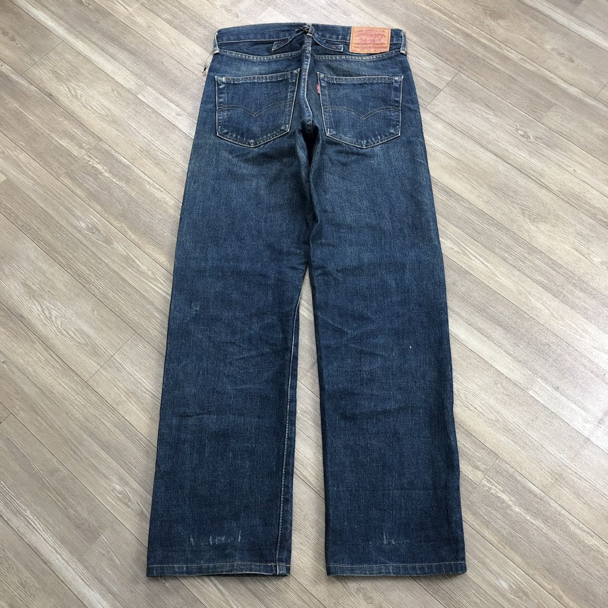 Levi's × Levi's Vintage Clothing × Vintage 🇯🇵 1990s Levis 701xx Selvedge Buckle Back Faded Blue Jeans Size US 30 / EU 46 - 24 Thumbnail