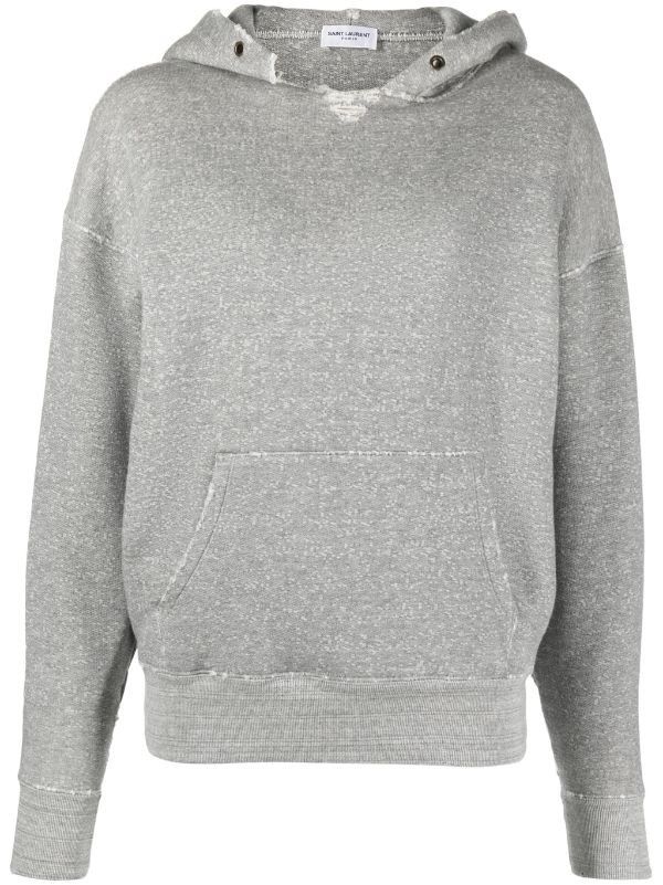 Saint Laurent Paris o1bcso1str0924 Universite"Hoodie in Grey Size US M / EU 48-50 / 2 - 1 Thumbnail