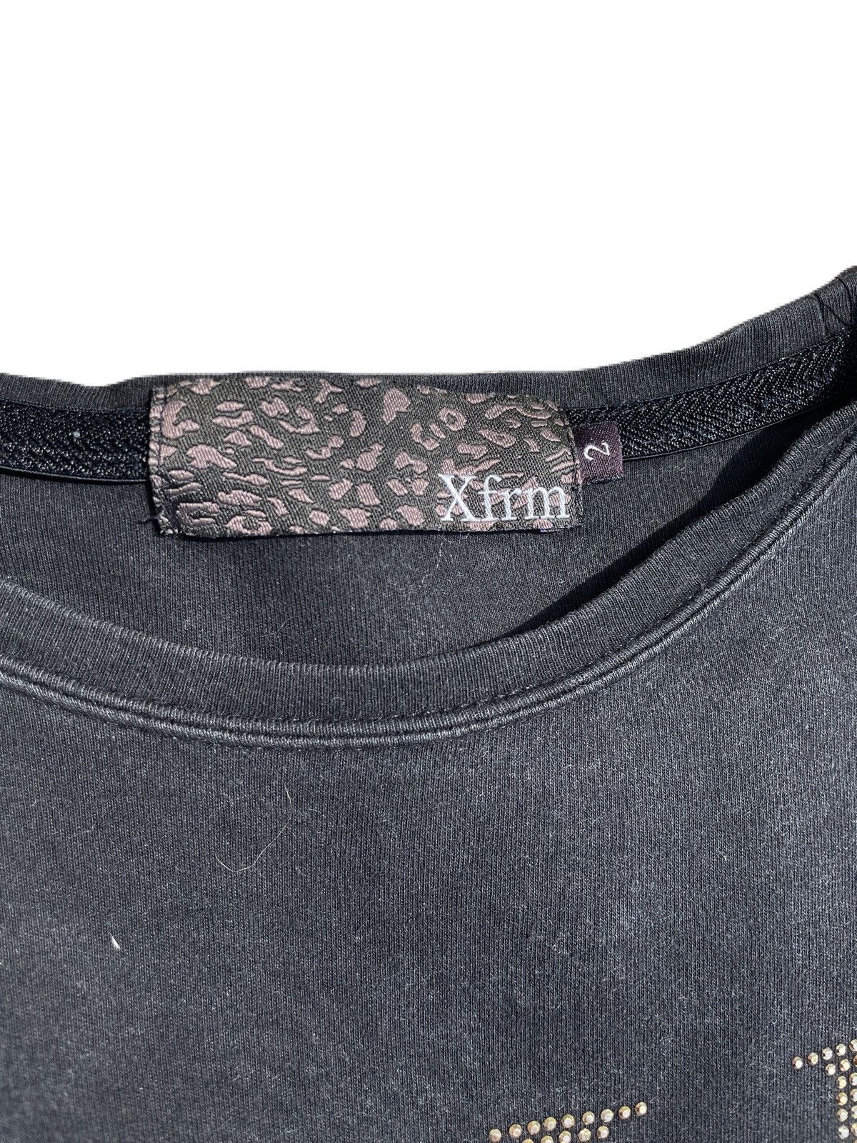 If Six Was Nine 2000s Xfrm Vkei Bullet Rhinestone Long Sleeve Tee Japanese Size US XS / EU 42 / 0 - 5 Thumbnail