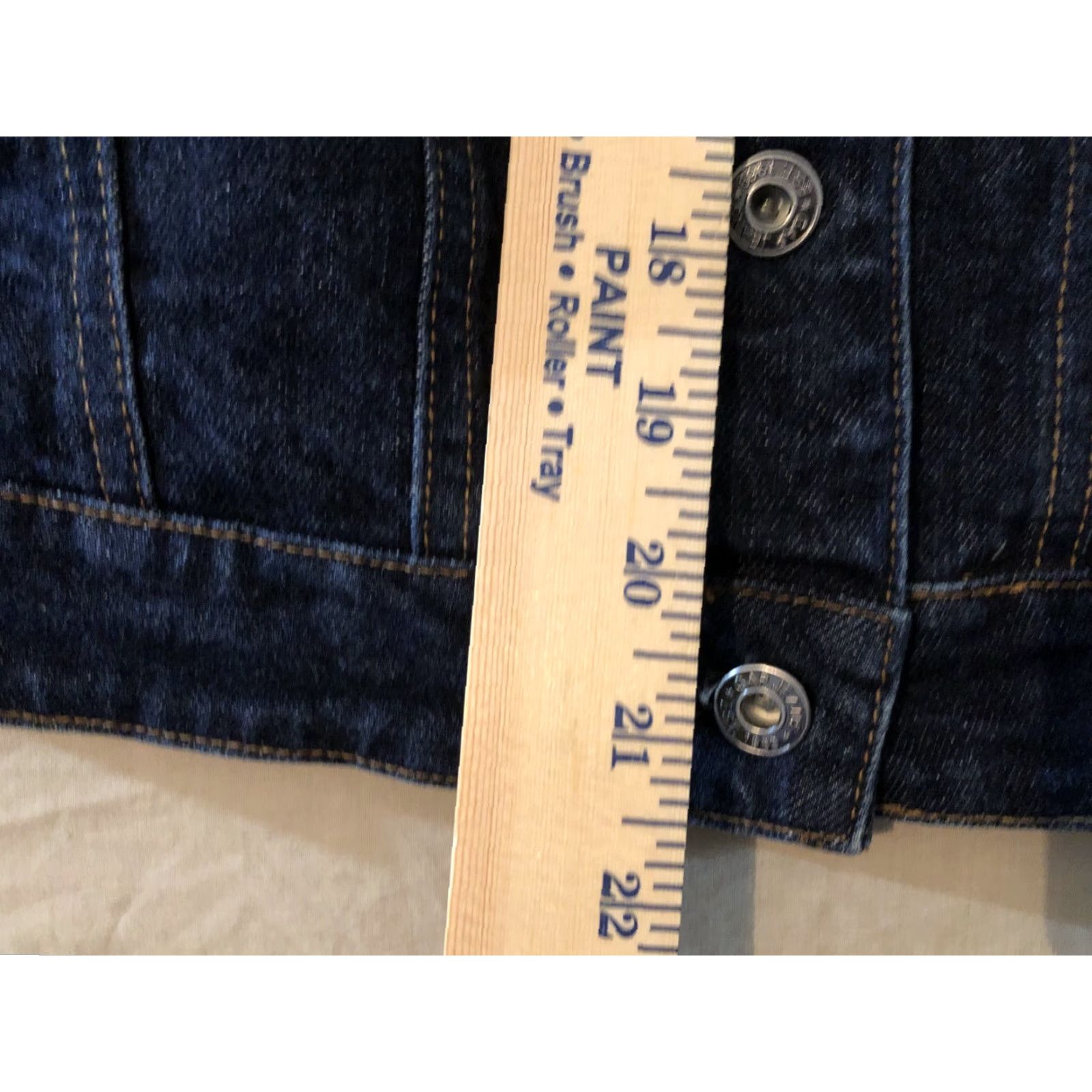 Gap VINTAGE Womens Gap Denim Jacket M Medium Blue Cotton Jacket Womens M Denim Gap Shirt/Coat Size 32" / US 10 / IT 46 - 6 Thumbnail