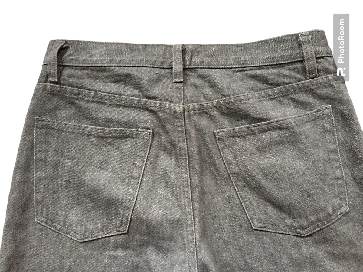 Vintage 1999 Helmut Lang Classic Raw Grey Denim Size 28