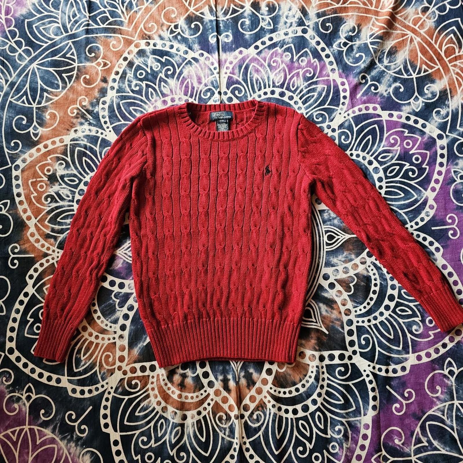 Polo Ralph Lauren Polo Ralph Lauren Kid's Red Sweater Size 8 Size US XXS / EU 40 - 1 Thumbnail