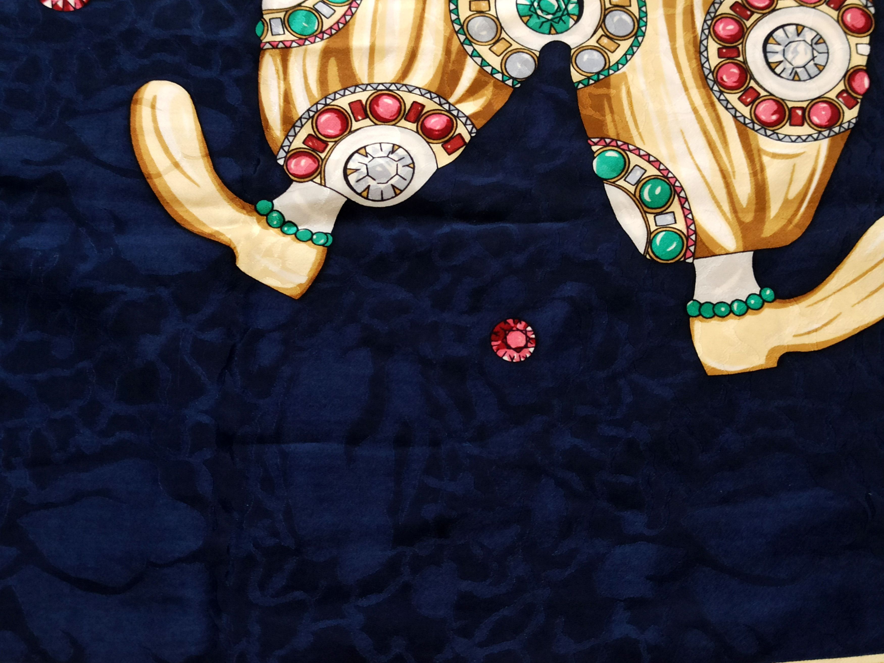 Other Anna Valerie Adolf Archival Silk Jacquard Scarf Clown Size ONE SIZE - 4 Thumbnail