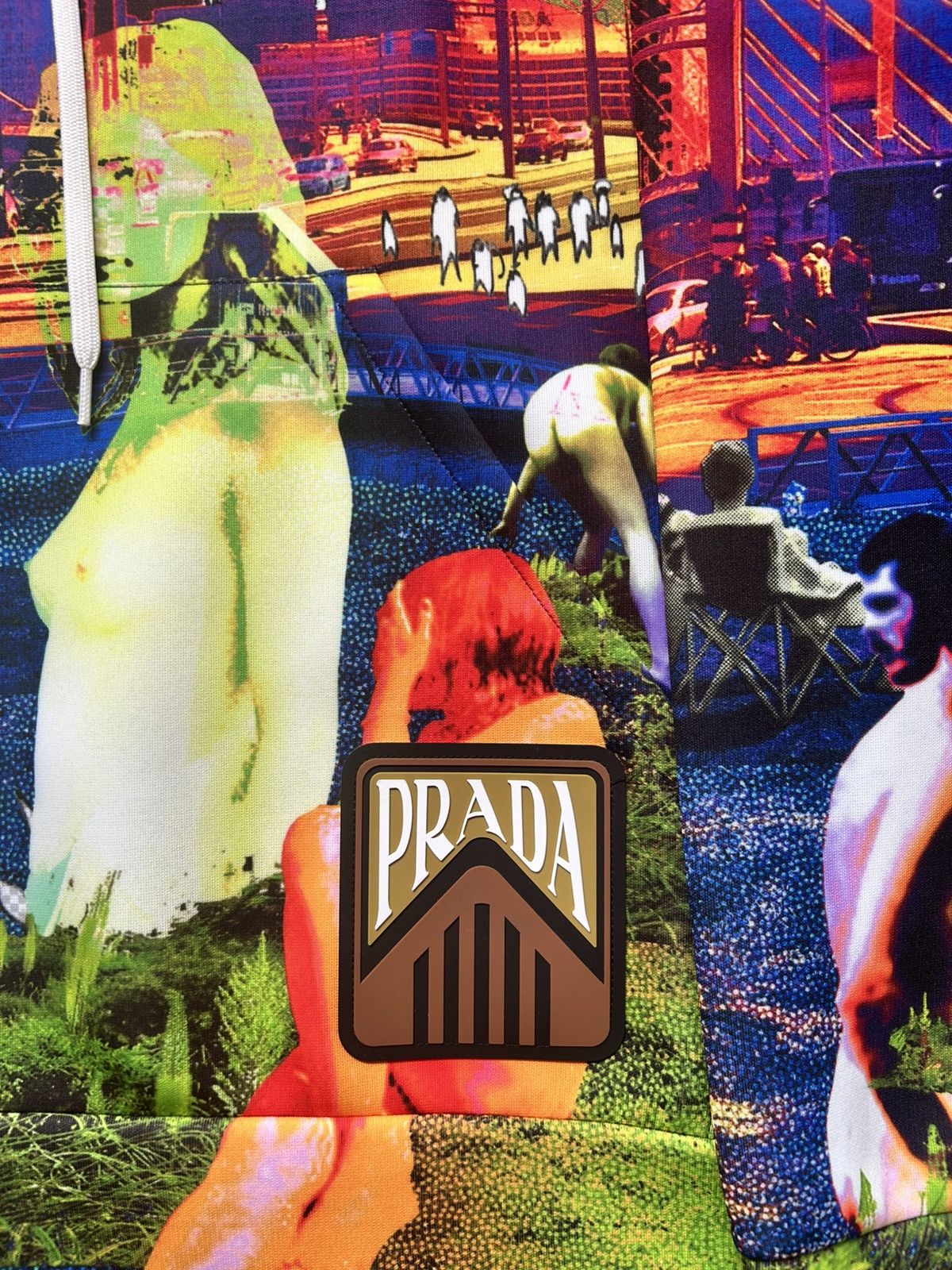 Prada Prada SS19 psychedelic hoodie Size US M / EU 48-50 / 2 - 2 Thumbnail