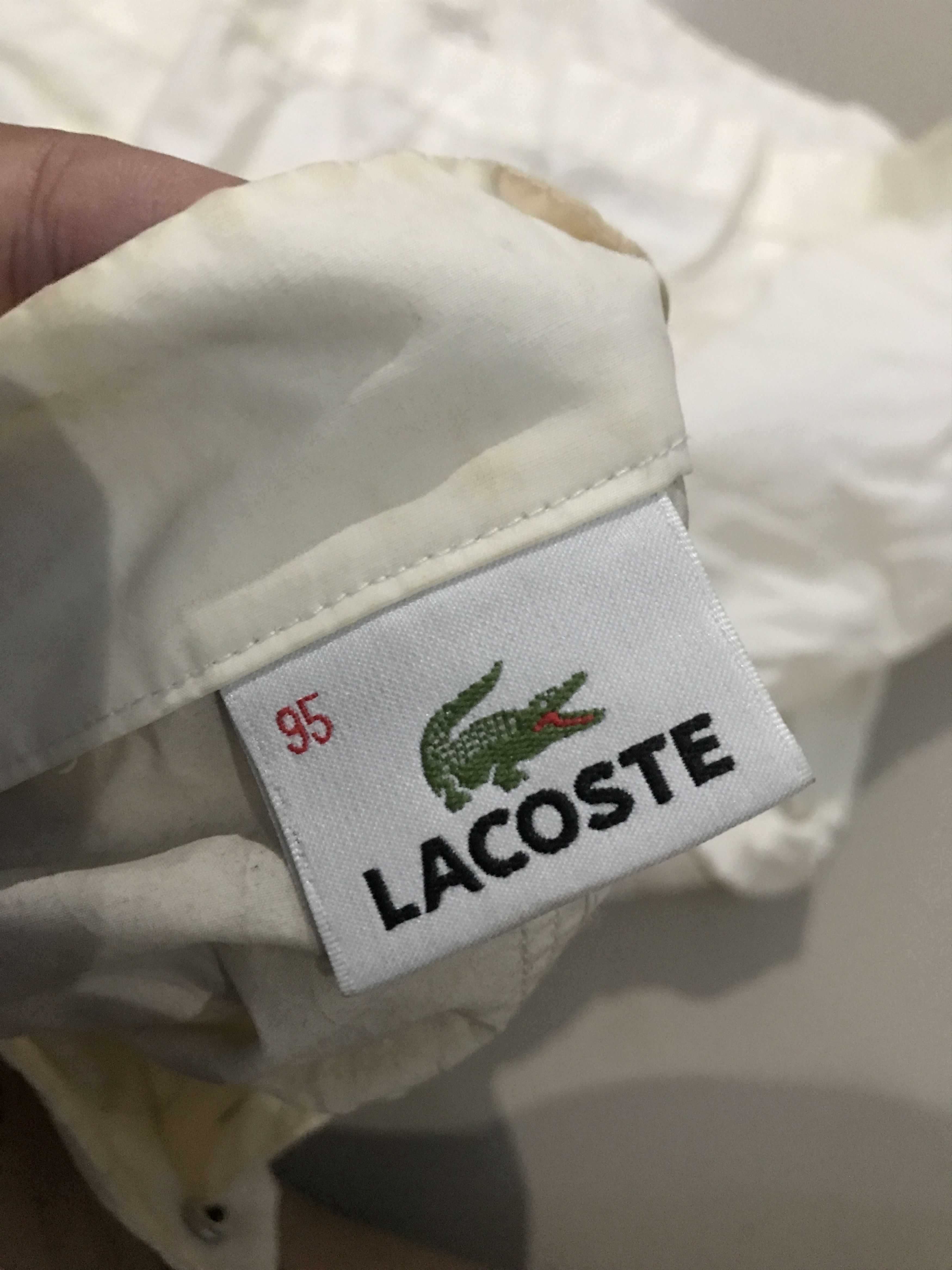 Lacoste Lacoste invicible white Track running Size Small / 5 Size US S / EU 44-46 / 1 - 5 Thumbnail