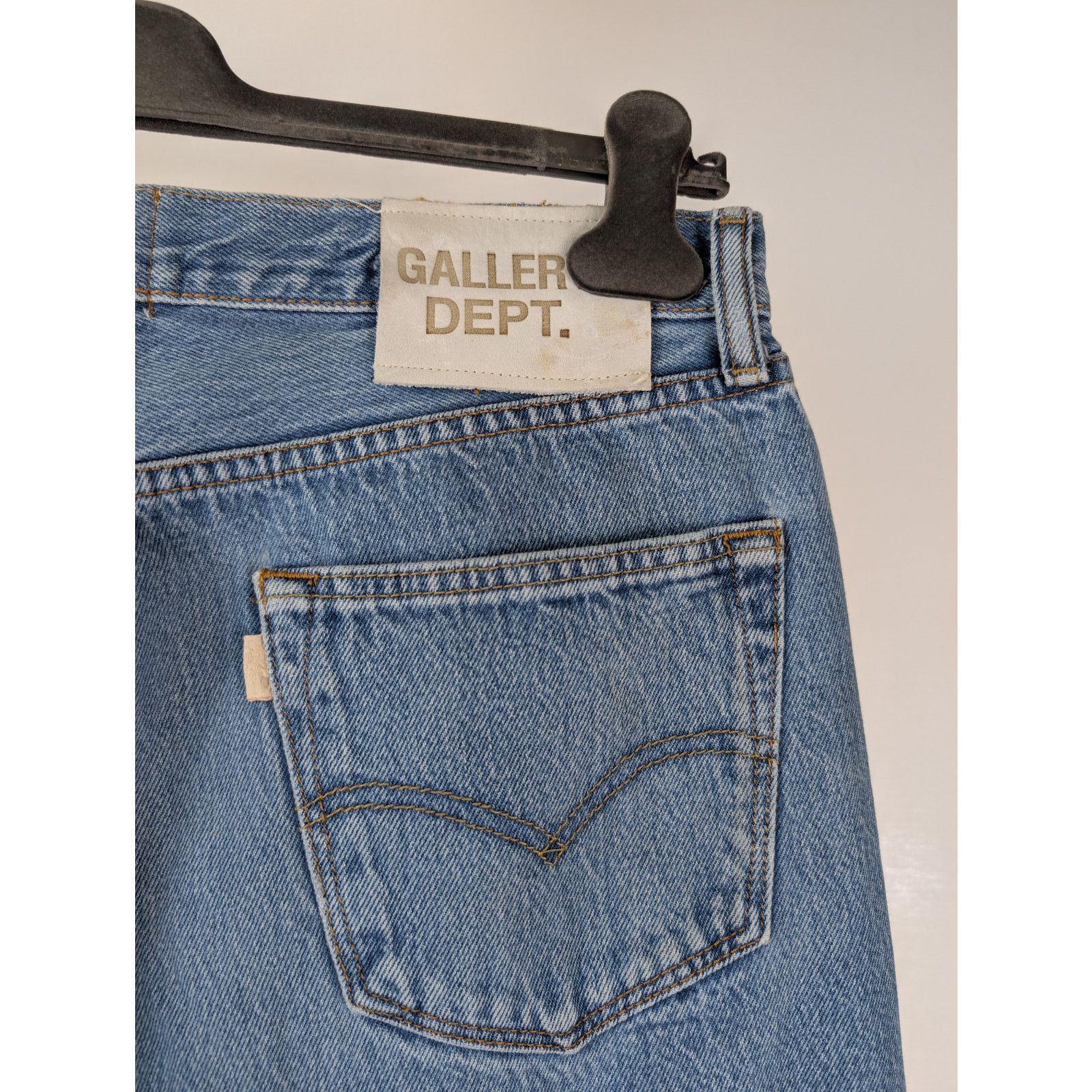 Gallery Dept. o1rshd1 Denim Jean Pants in Indigo Blue Size US 30 / EU 46 - 15 Thumbnail