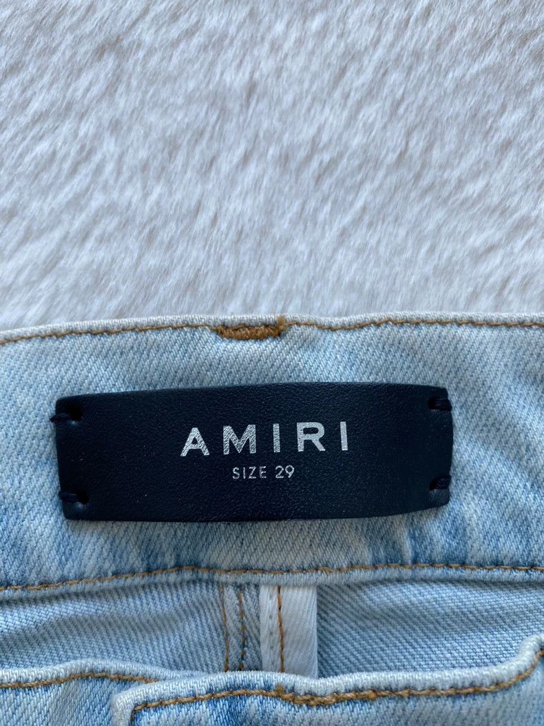 Amiri Amiri Washed Blue Destroyed mx2 Jean Size US 32 / EU 48 - 2 Thumbnail