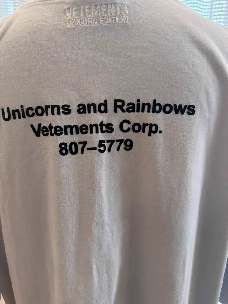 Vetements Vetements Vetements Unicorn Carton Print Tee-2506 Size US S / EU 44-46 / 1 - 4 Thumbnail