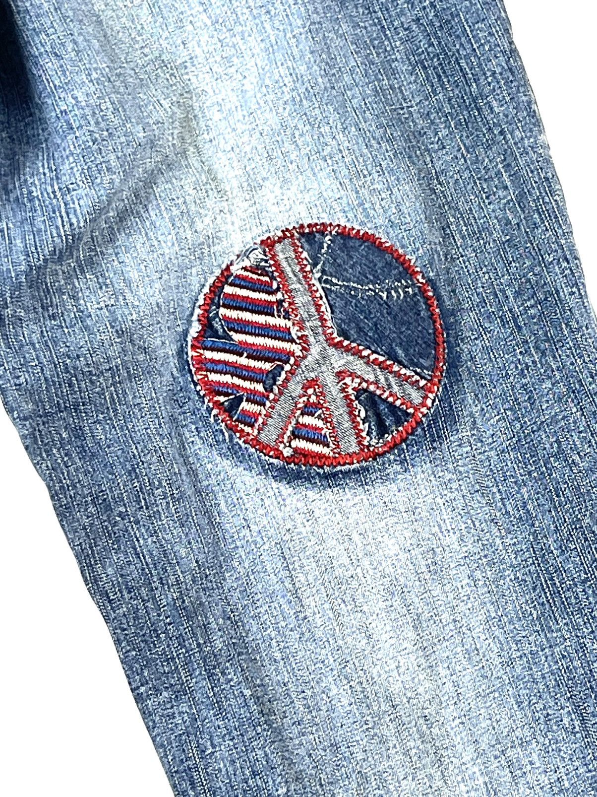 Pepe Jeans Pepe jeans 2000s y2k vintage patchwork jeans embroidered Size US 30 / EU 46 - 4 Thumbnail