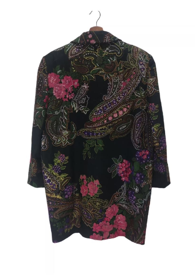 Leonard Paris Leonard Paris Wool Coat Size Medium or Large - Floral Print Size US L / EU 52-54 / 3 - 2 Thumbnail