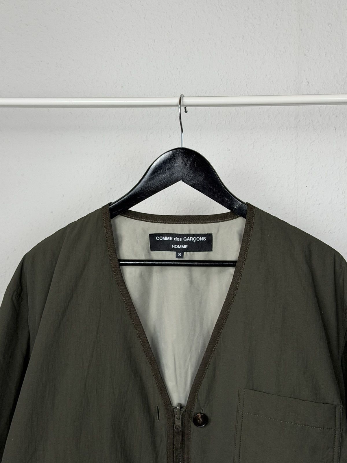 Comme des Garcons Homme Comme des Garçons Homme Olive Nylon Jacket L Lightweight Size US S / EU 44-46 / 1 - 3 Thumbnail