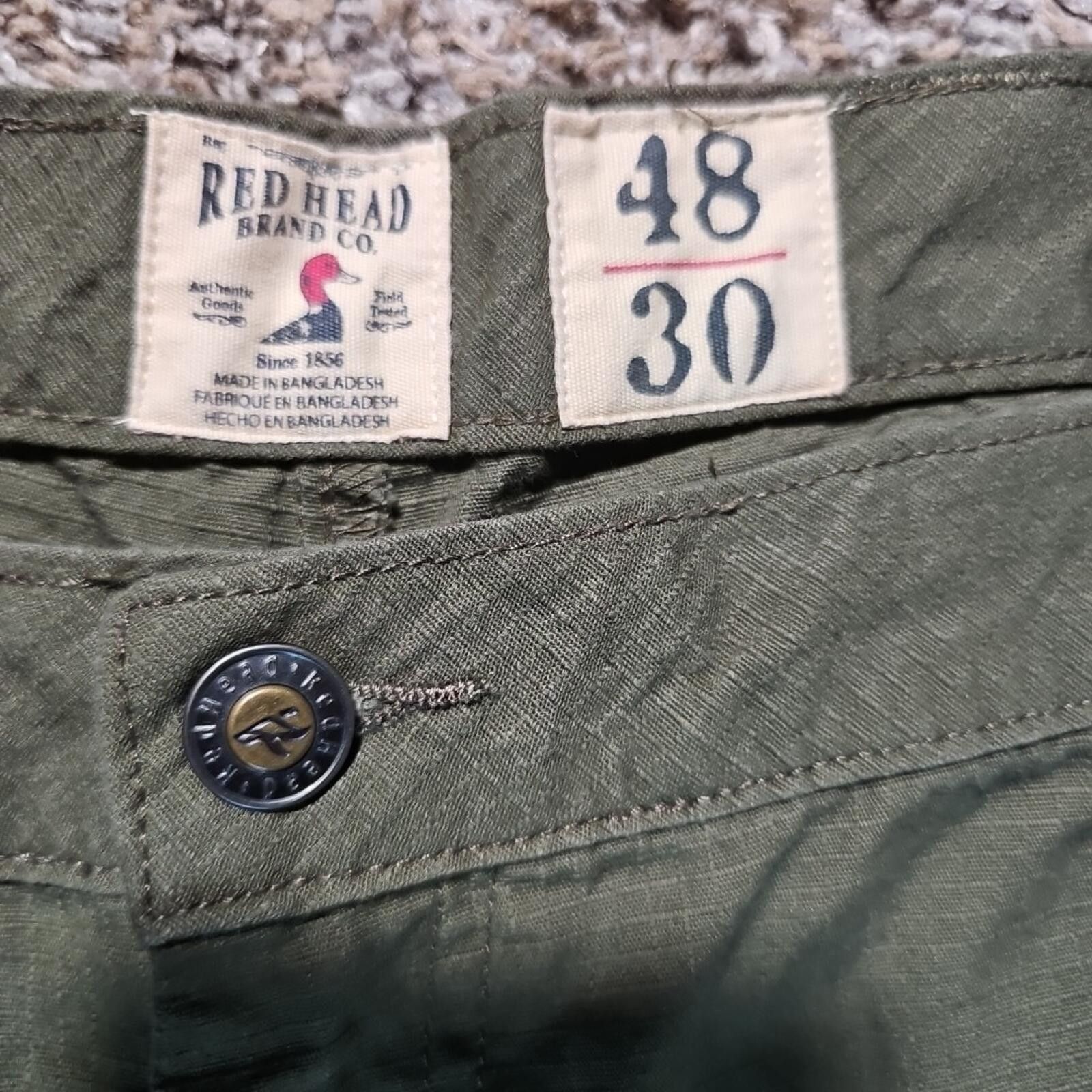 Redhead Bass Pro Red Head 48x30 Cargo Pants Green Size US 44 / EU 60 - 2 Thumbnail