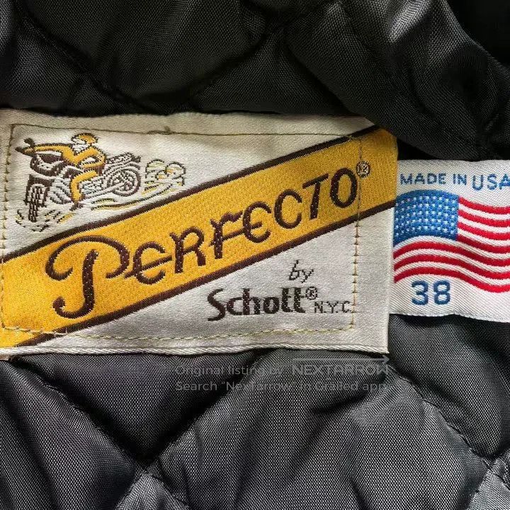 Schott Schott Castrated cowhide cable-stayed jacket Size US M / EU 48-50 / 2 - 7 Thumbnail