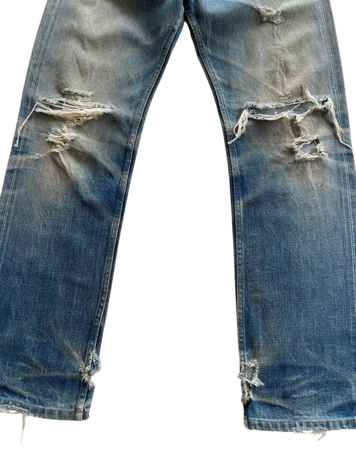 A.P.C. THRASHED❗️A.P.C DISTRESSED SELVEDGE DENIM Size US 28 / EU 44 - 8 Thumbnail