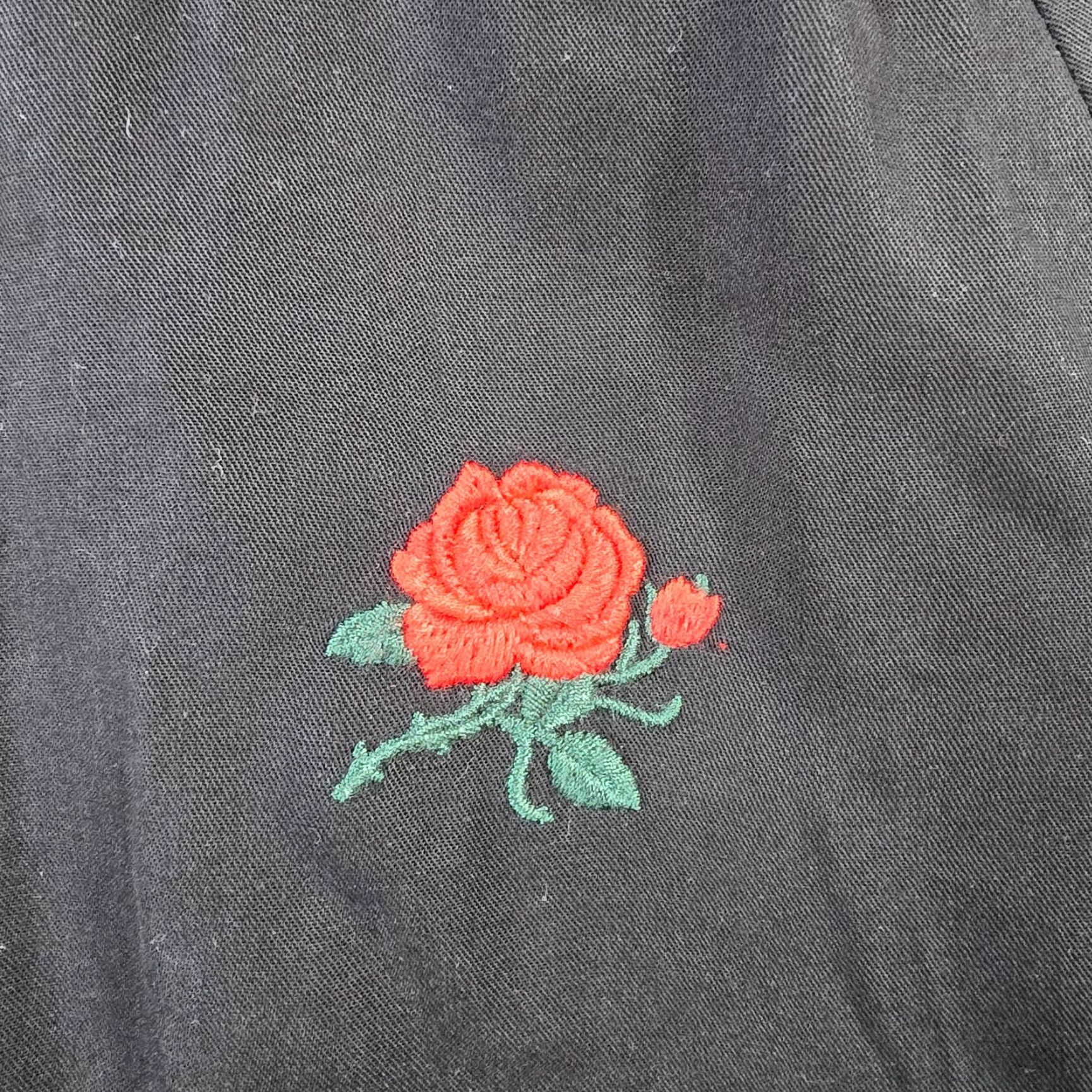 Rag & Bone Rag & Bone Jacket Womens XS Black Bomber Embroidery Satin Full Zip Casual Size XS / US 0-2 / IT 36-38 - 3 Thumbnail
